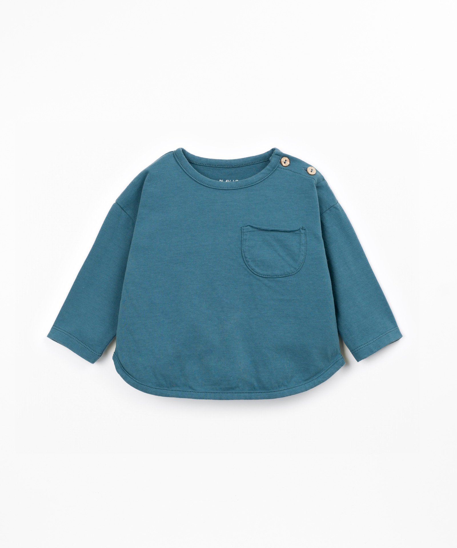 Camiseta de punto en algodón y algodón reciclado