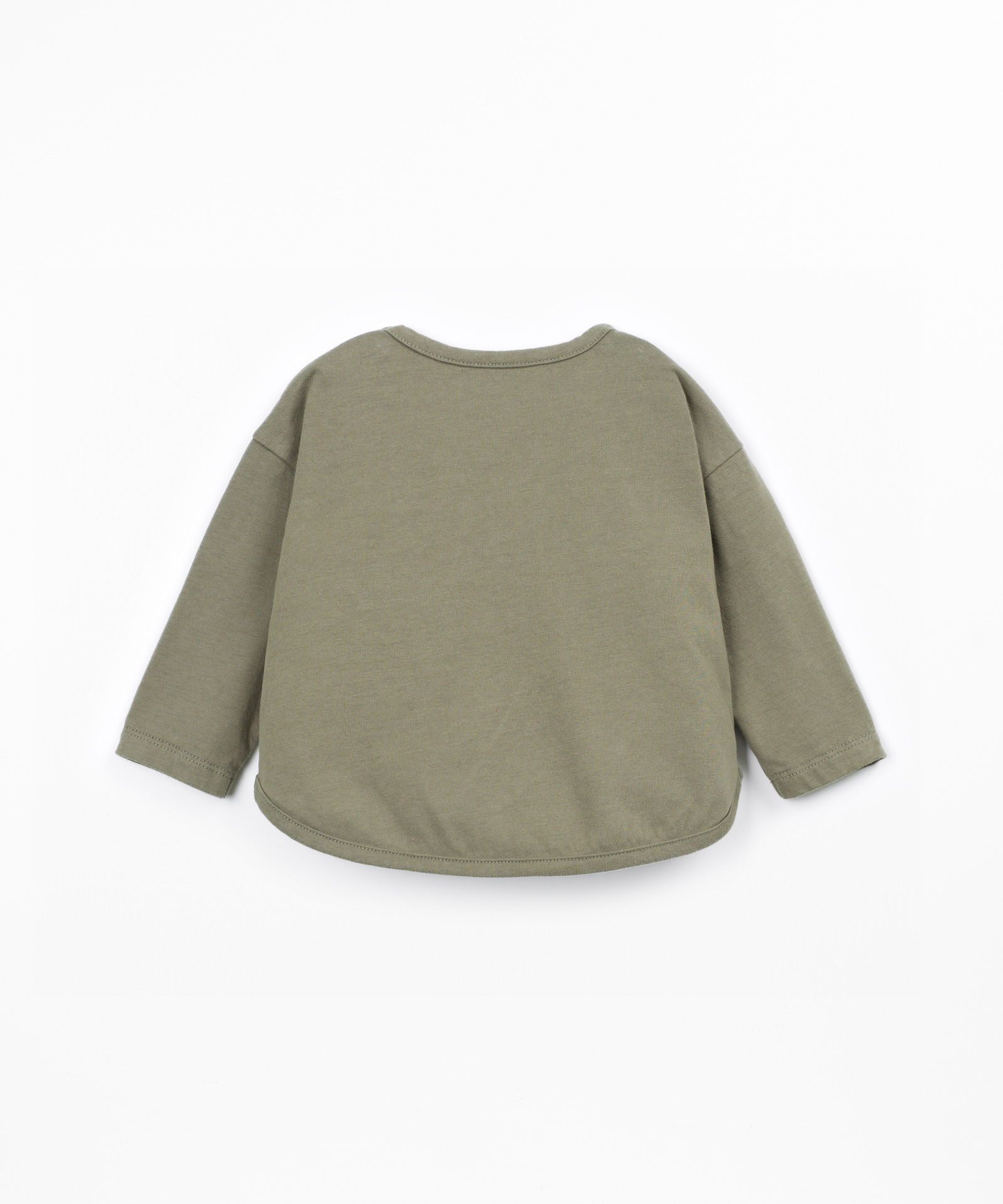 Camiseta de punto en algodón y algodón reciclado