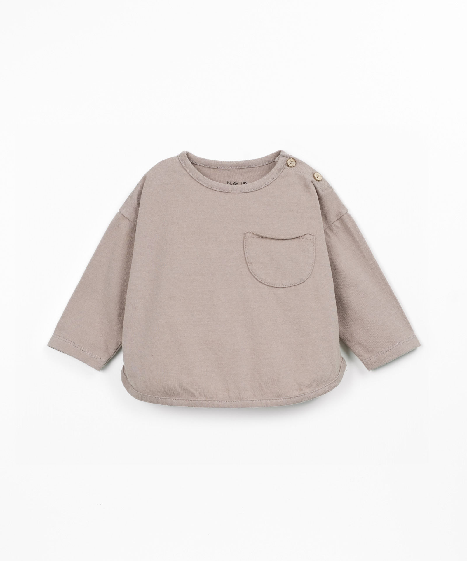Camiseta de punto en algodón y algodón reciclado