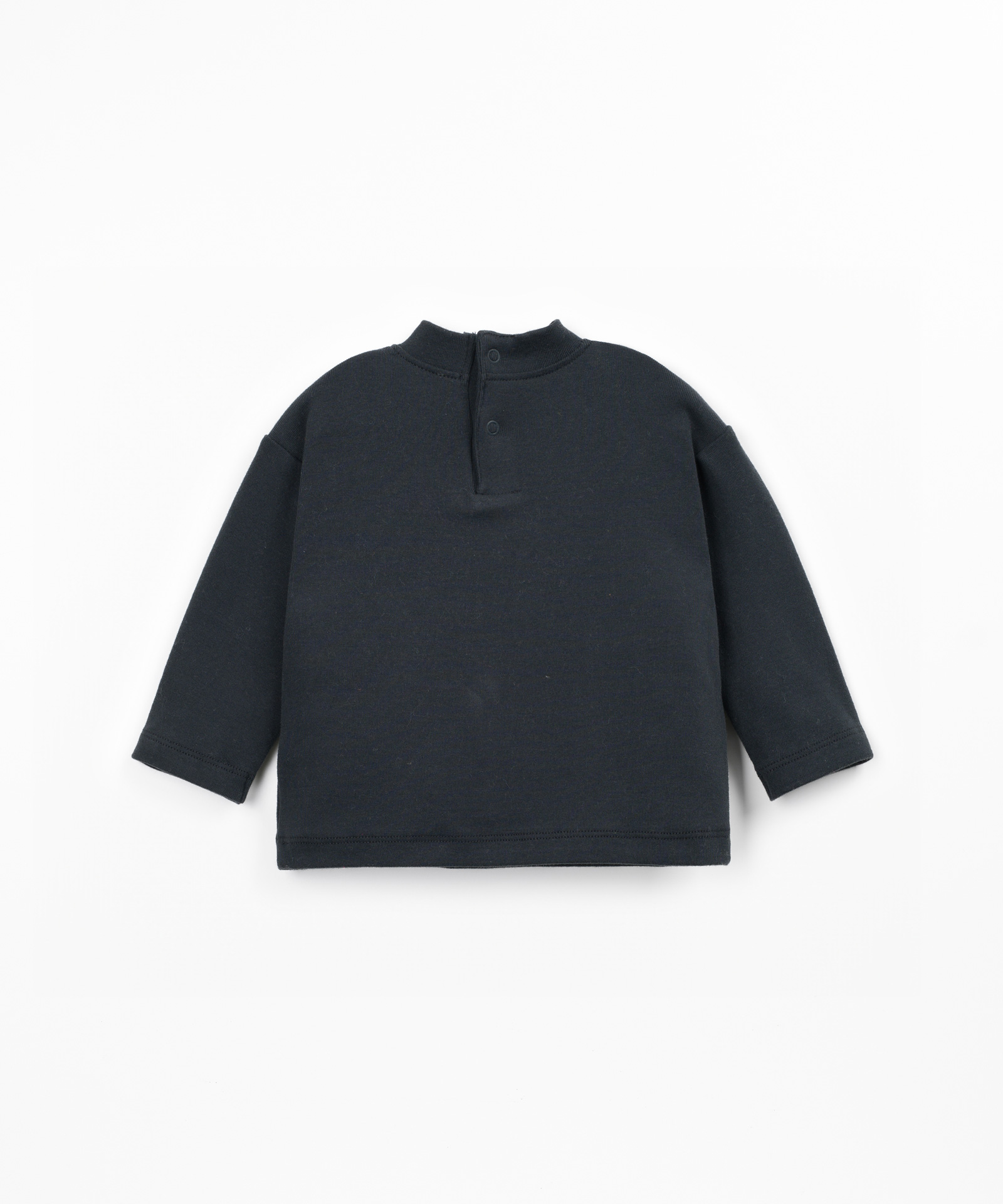 T-shirt di maglina con miscela di fibre naturali e fibre riciclate