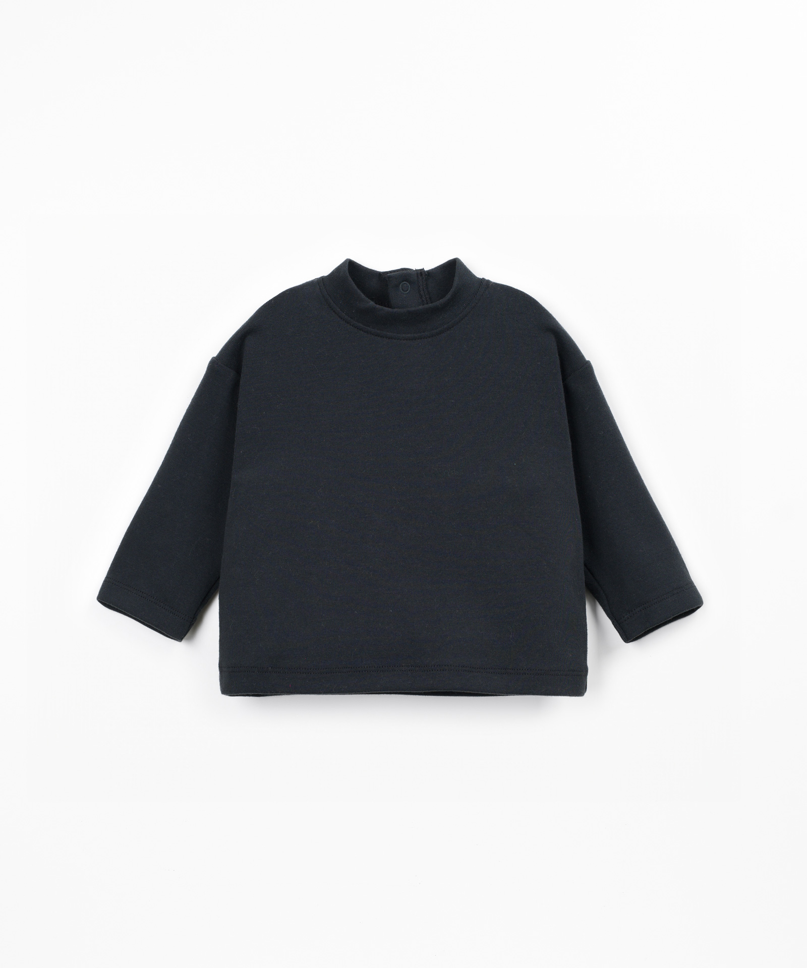 T-shirt di maglina con miscela di fibre naturali e fibre riciclate