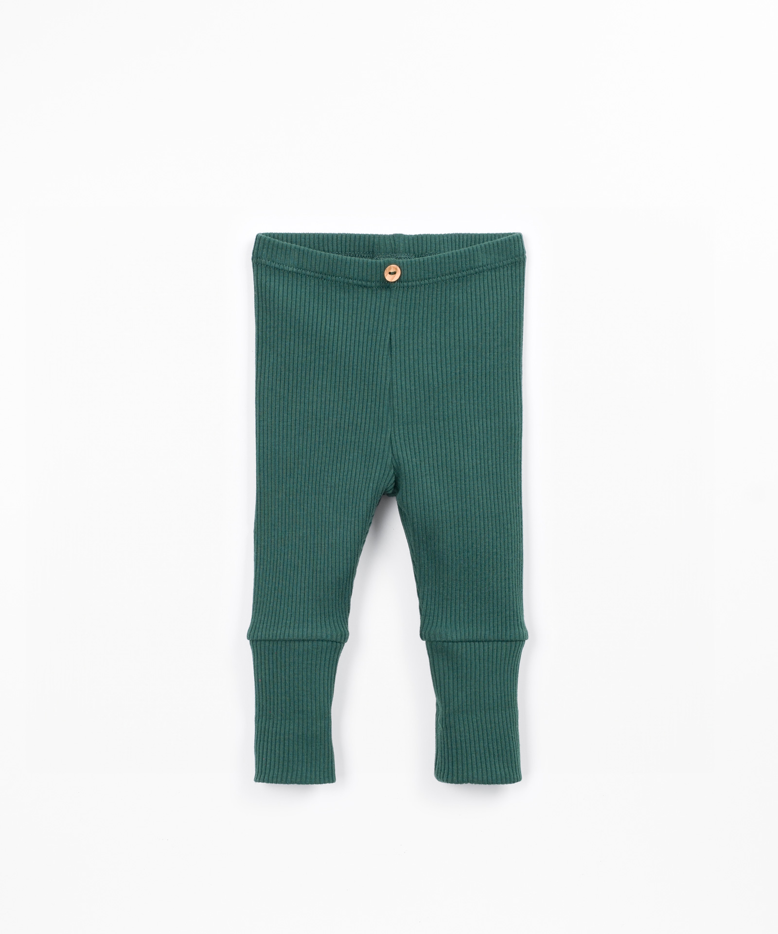 Leggings en maille côtelée avec coton