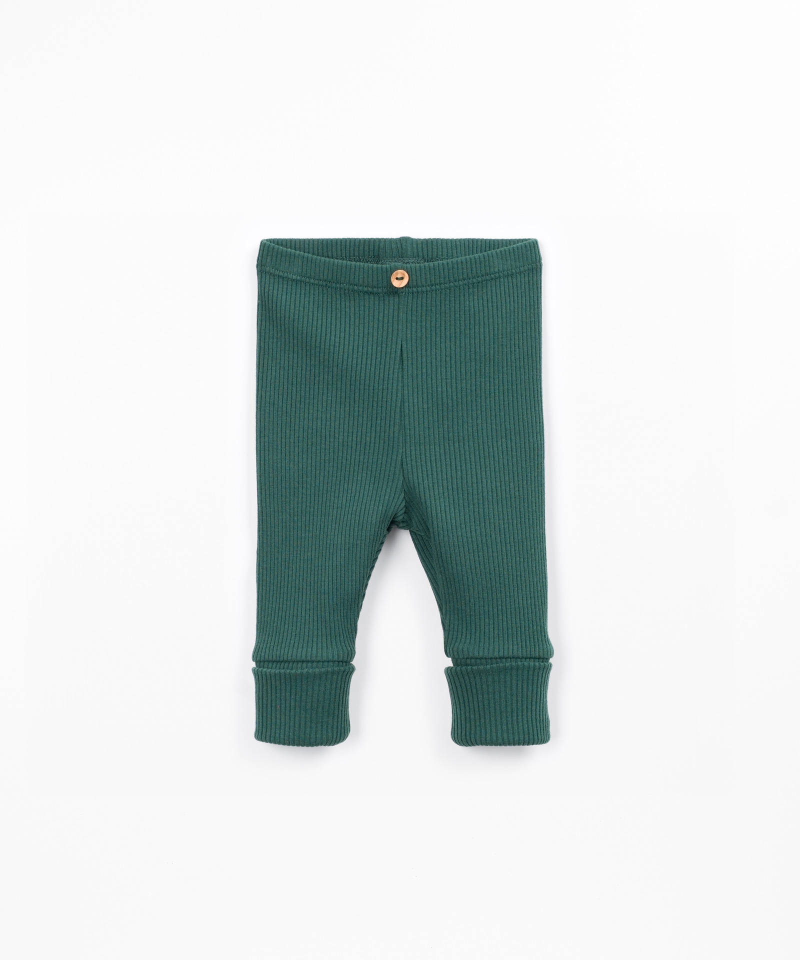 Leggings en maille côtelée avec coton