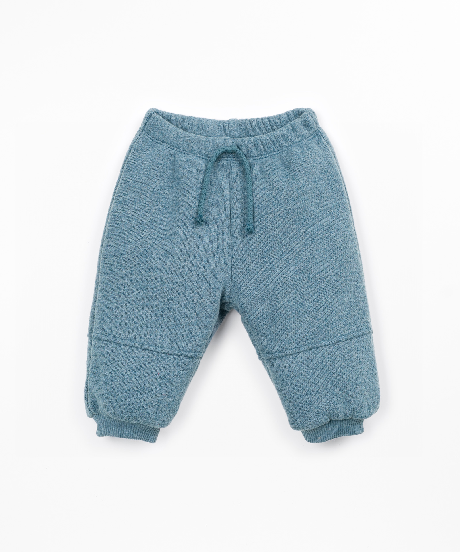 Calça de malha vom algodão reciclado