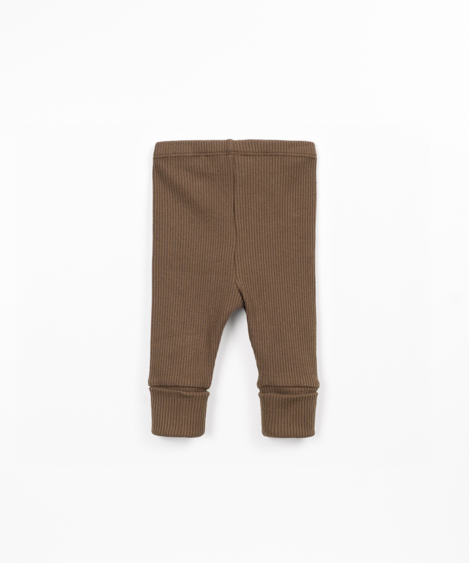 Leggings en maille côtelée avec coton