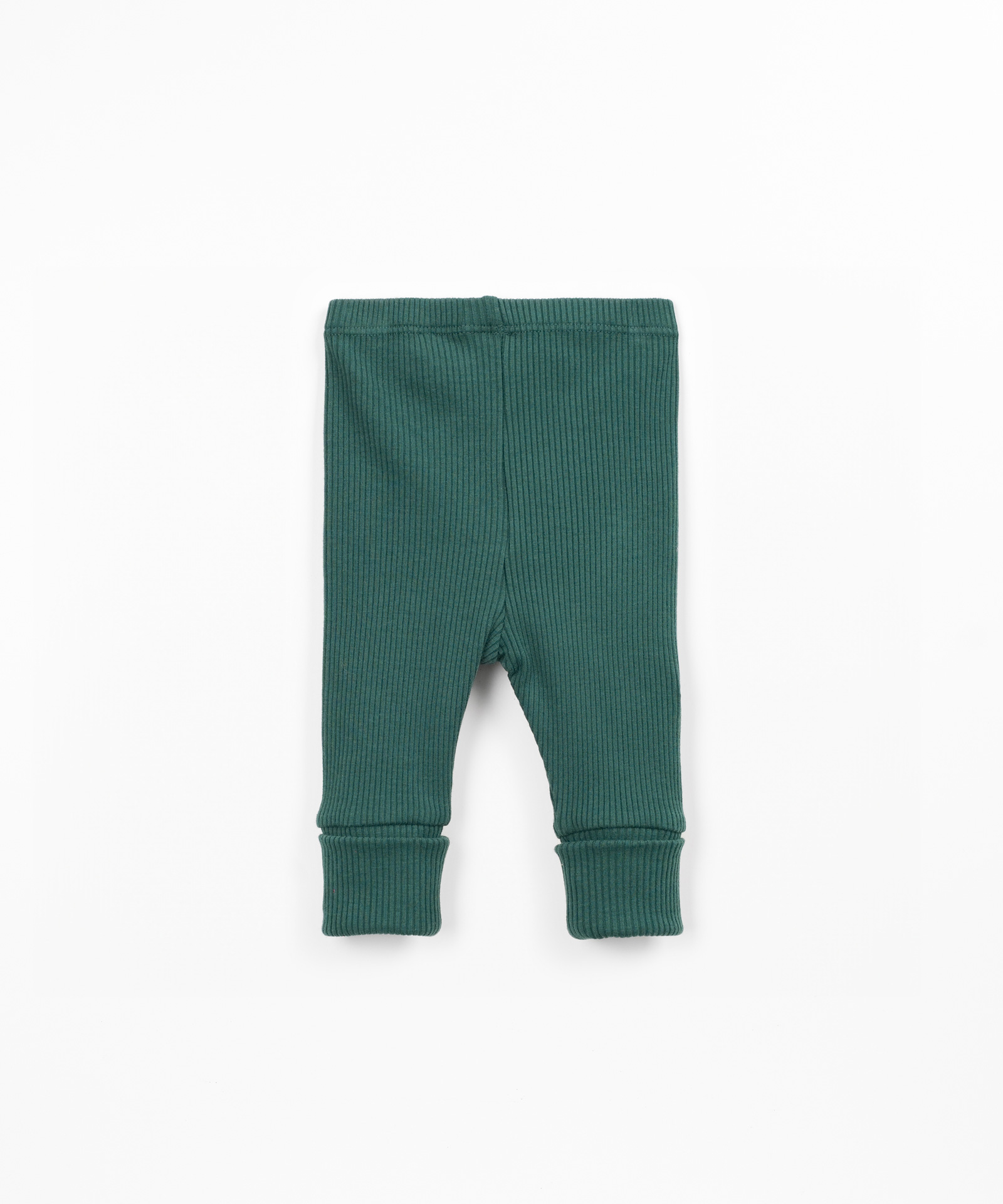 Leggings en maille côtelée avec coton