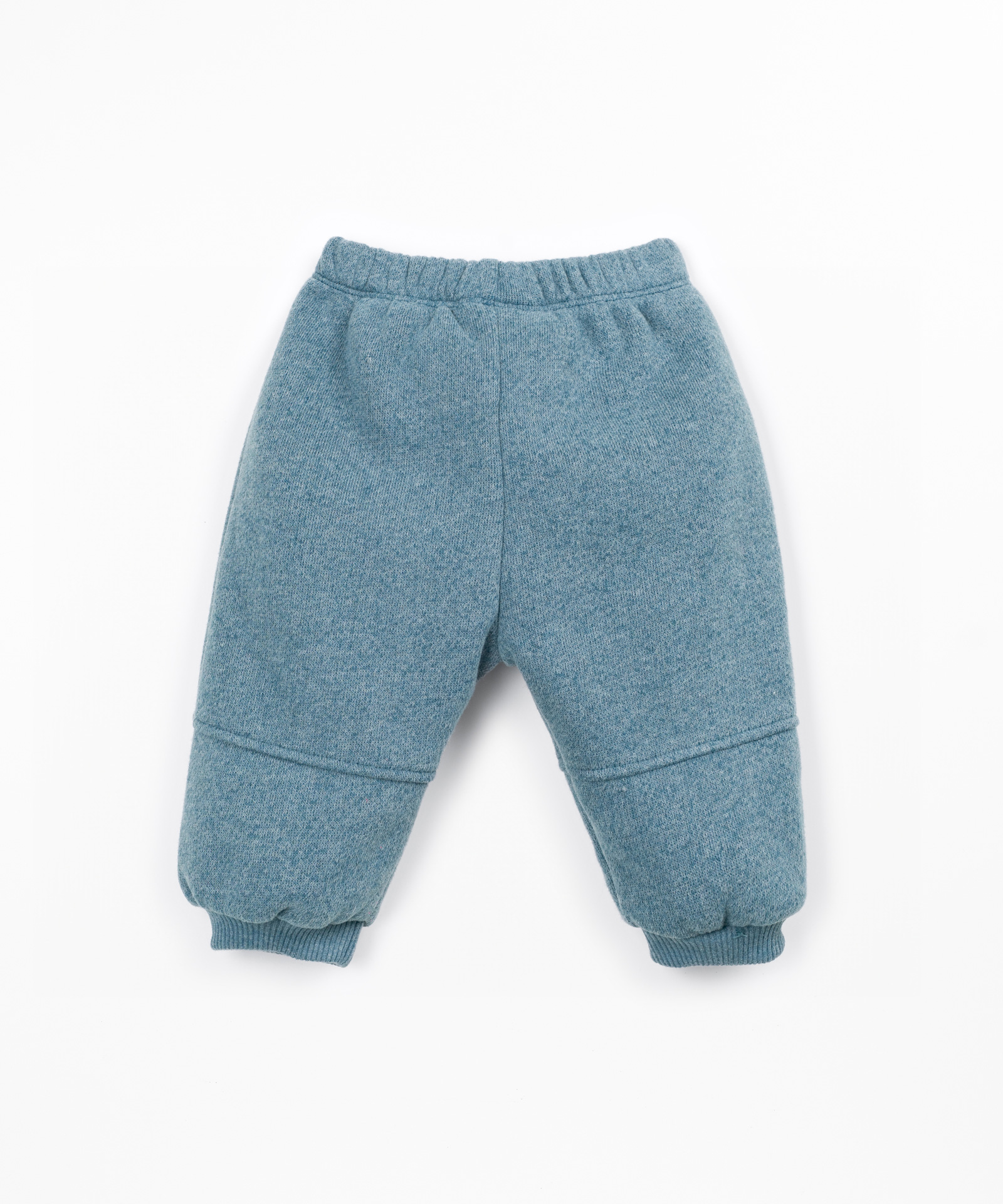 Calça de malha vom algodão reciclado