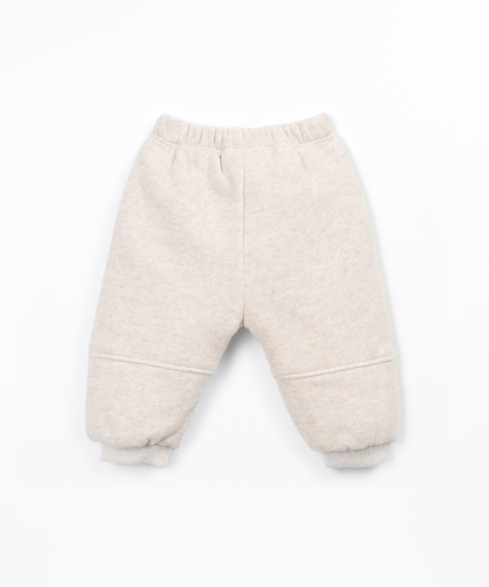 Pantaloni di maglia con cotone riciclato