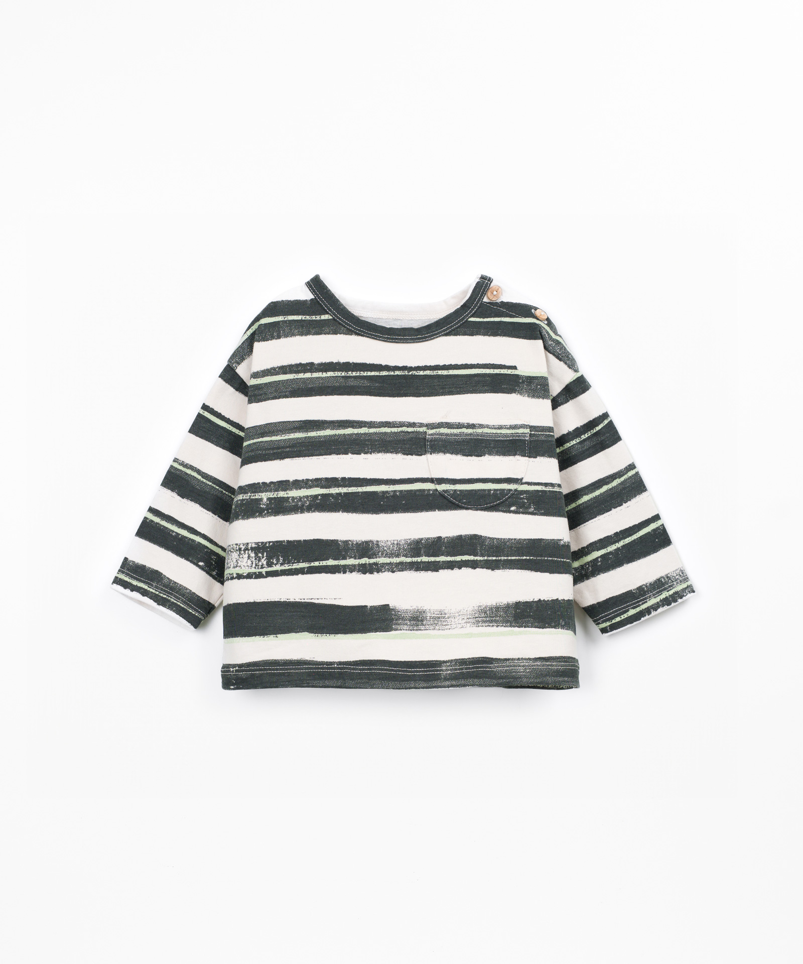 Striped print t-shirt