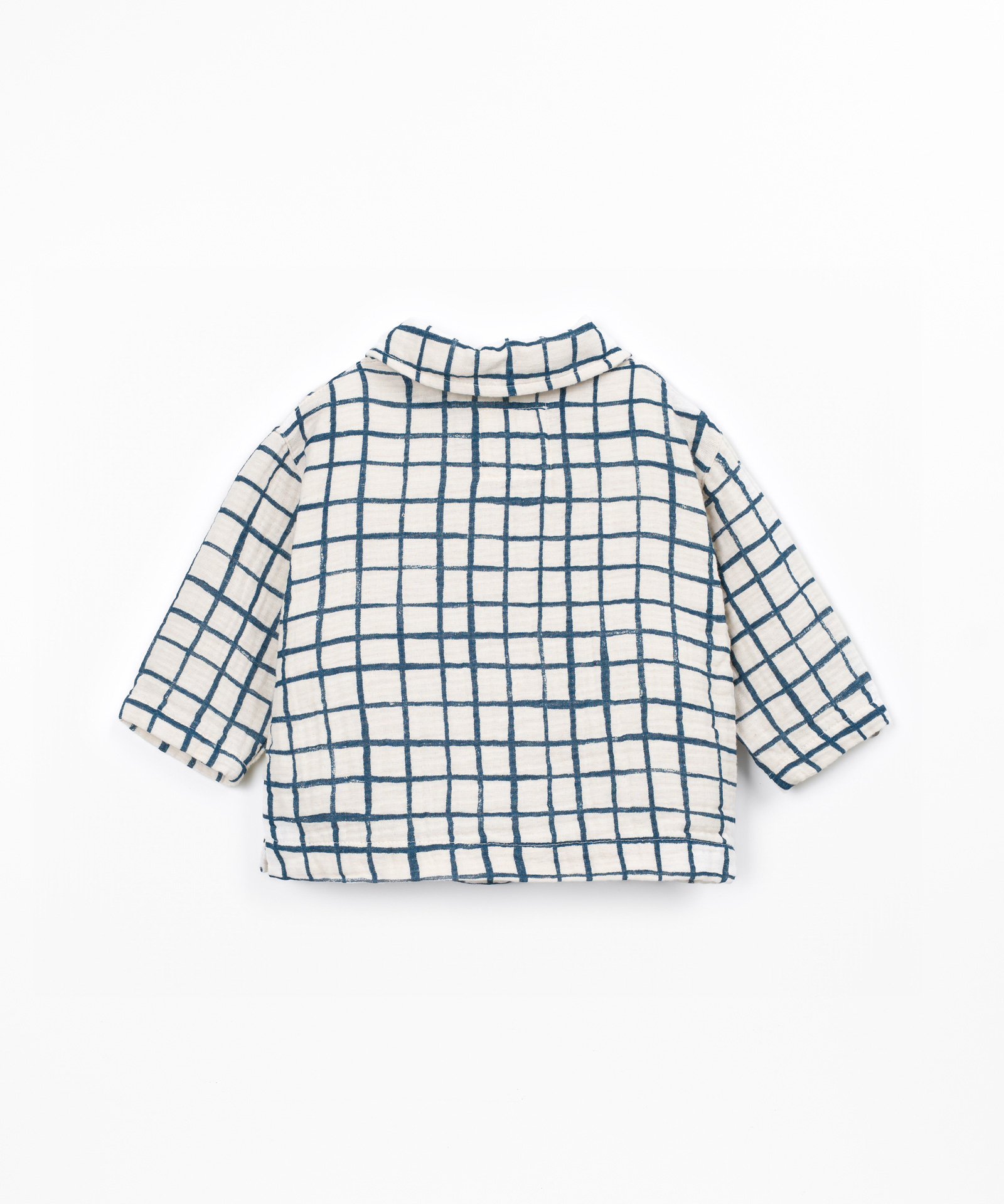 Camisa de tela con patrón a cuadros