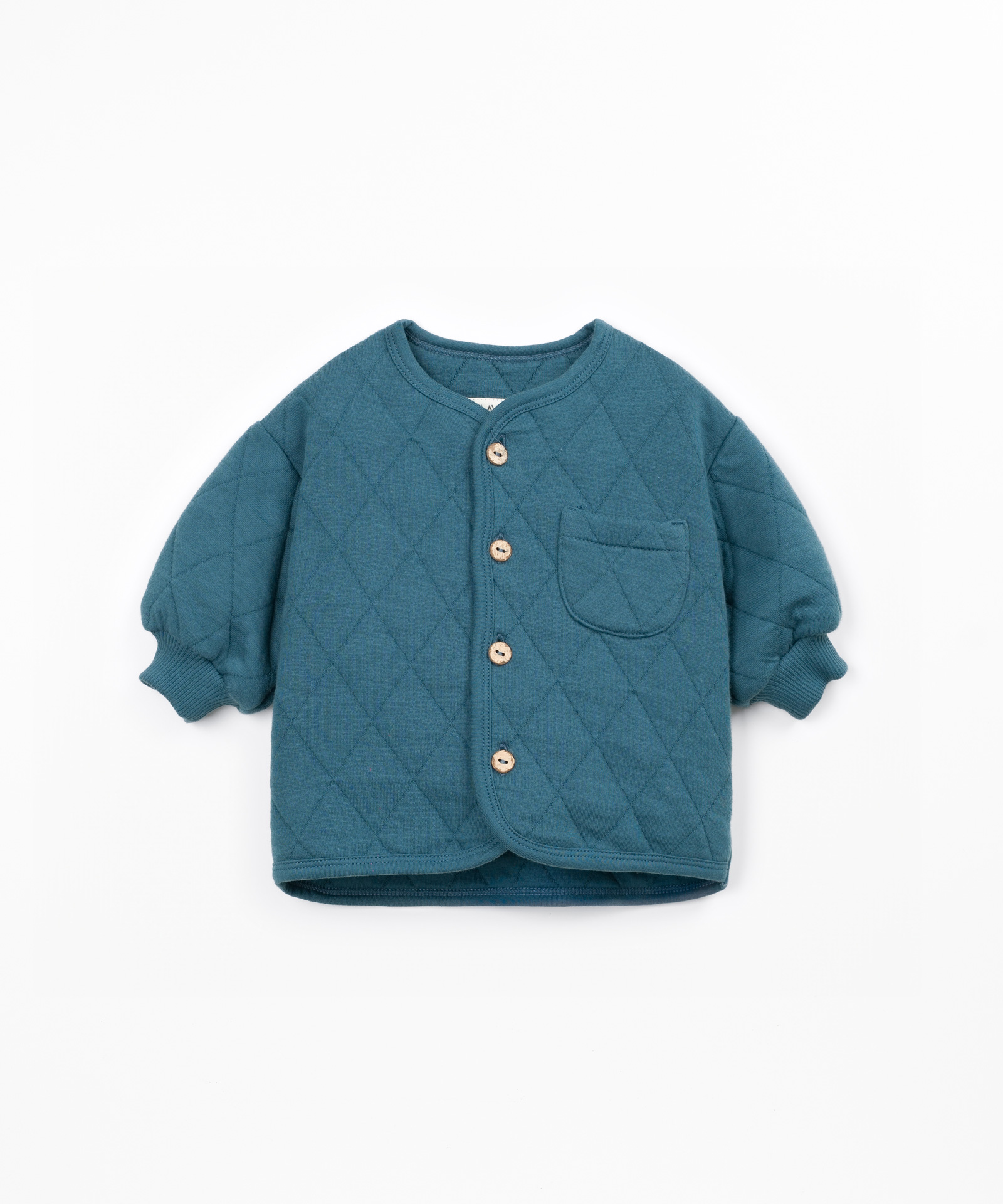 Veste en maille matelassée