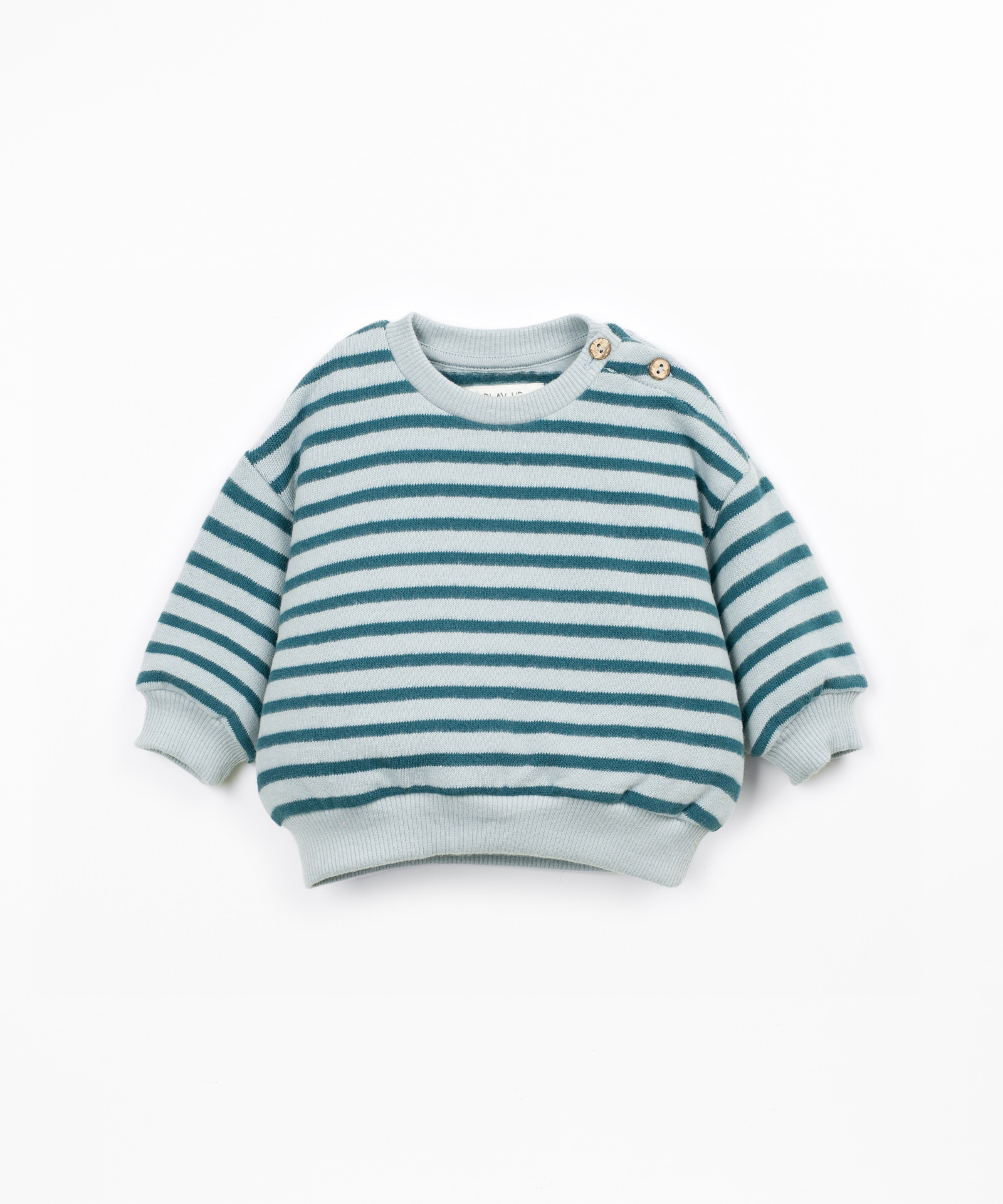 Maglione con miscela di fibre naturali e fibre riciclate