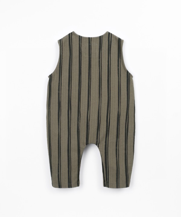 Cotton knit jumpsuit