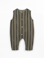 Cotton knit jumpsuit