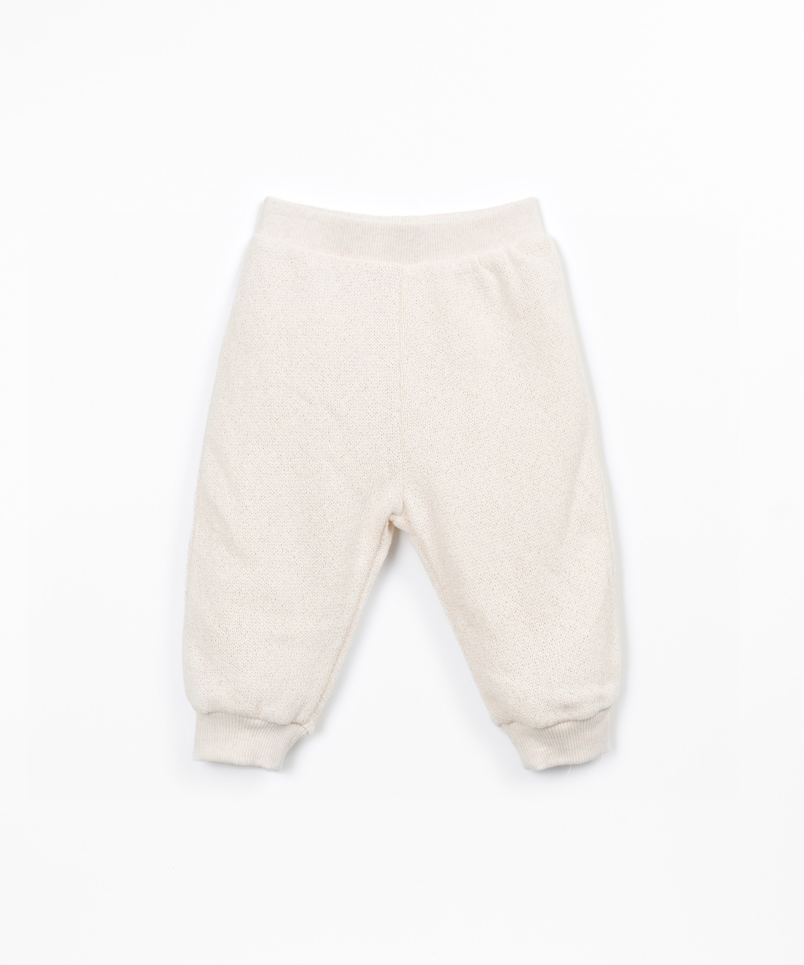 Knit pants with Re(Play) yarn