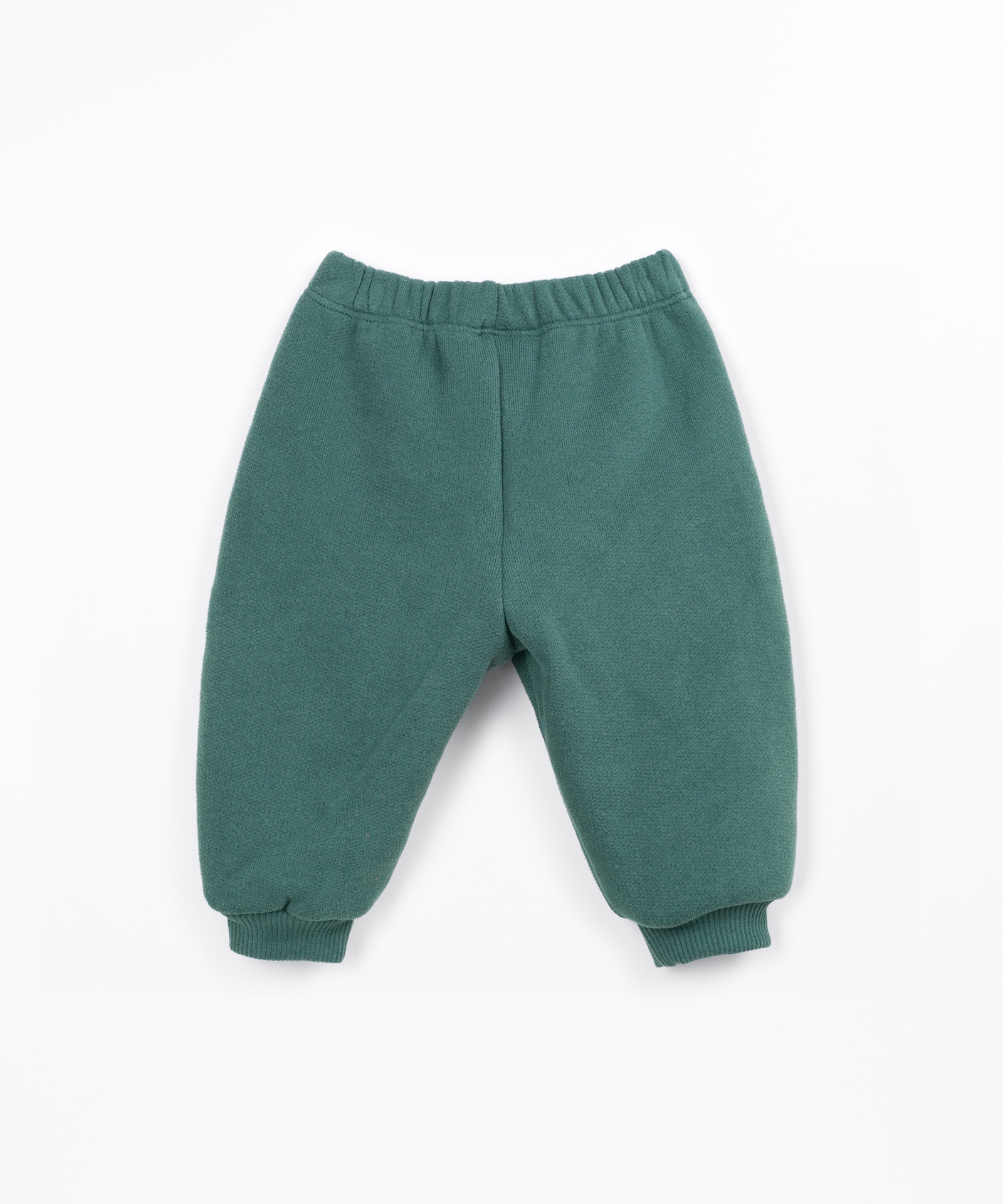 Calça de malha em algodão