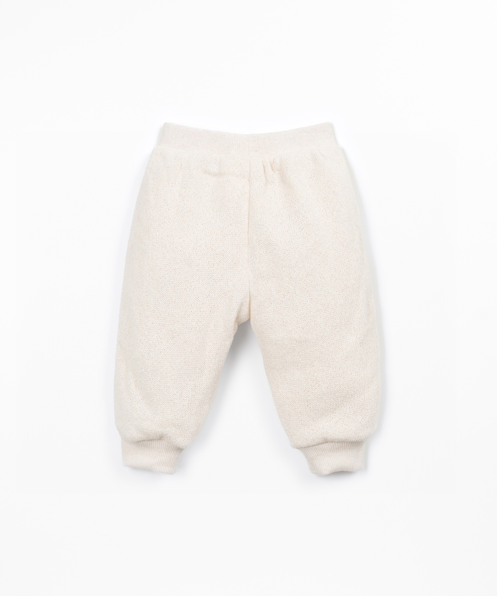 Knit pants with Re(Play) yarn