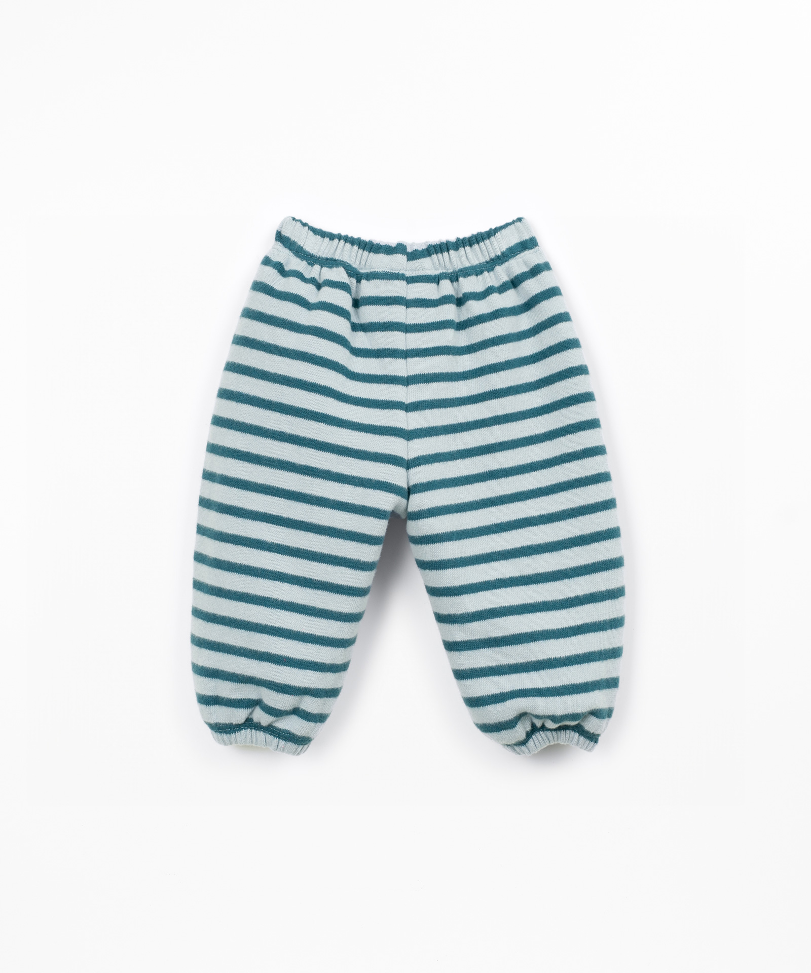 Pantaloni in maglia con fibre riciclate