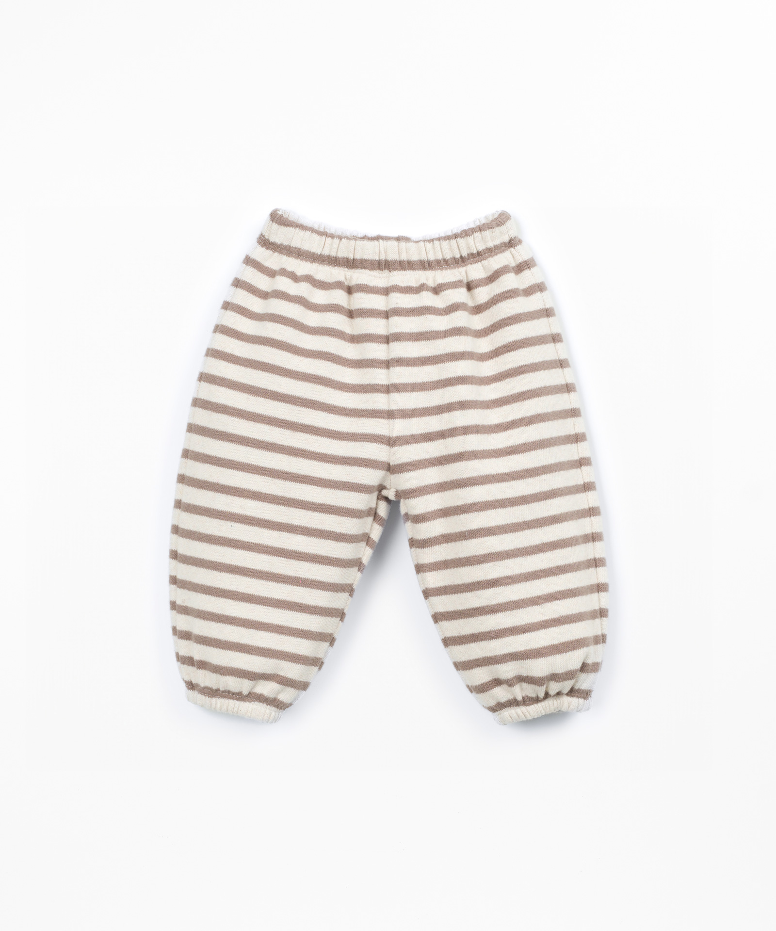 Pantaloni in maglia con fibre riciclate