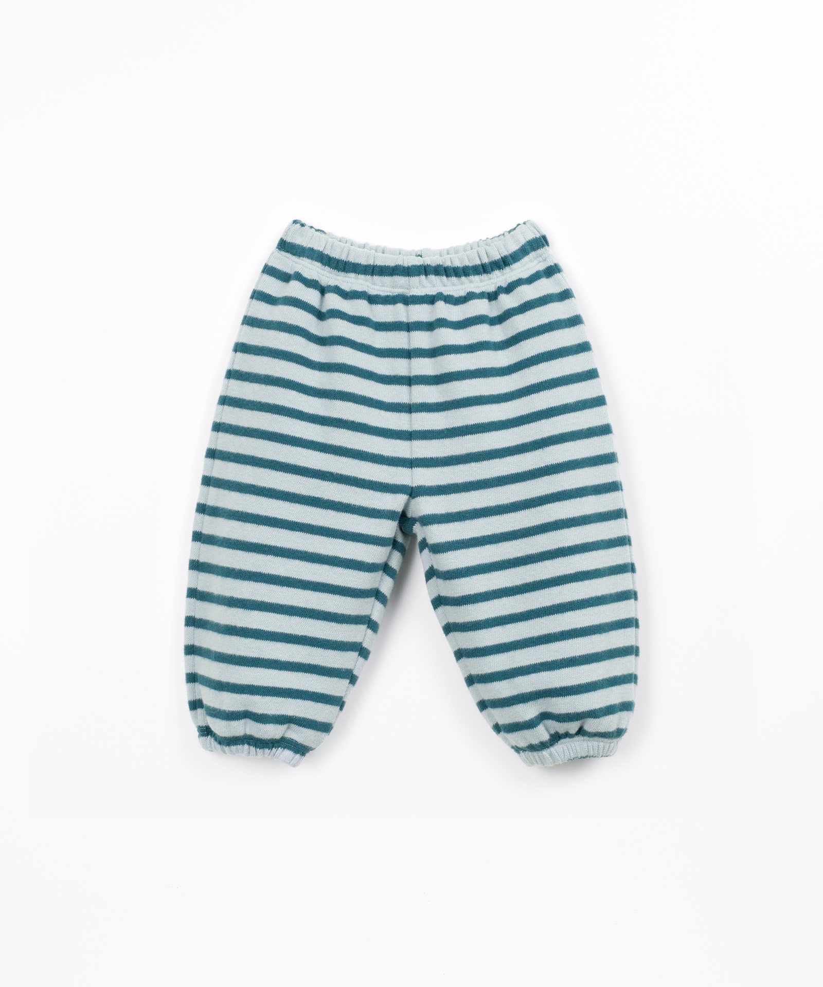 Pantaloni in maglia con fibre riciclate