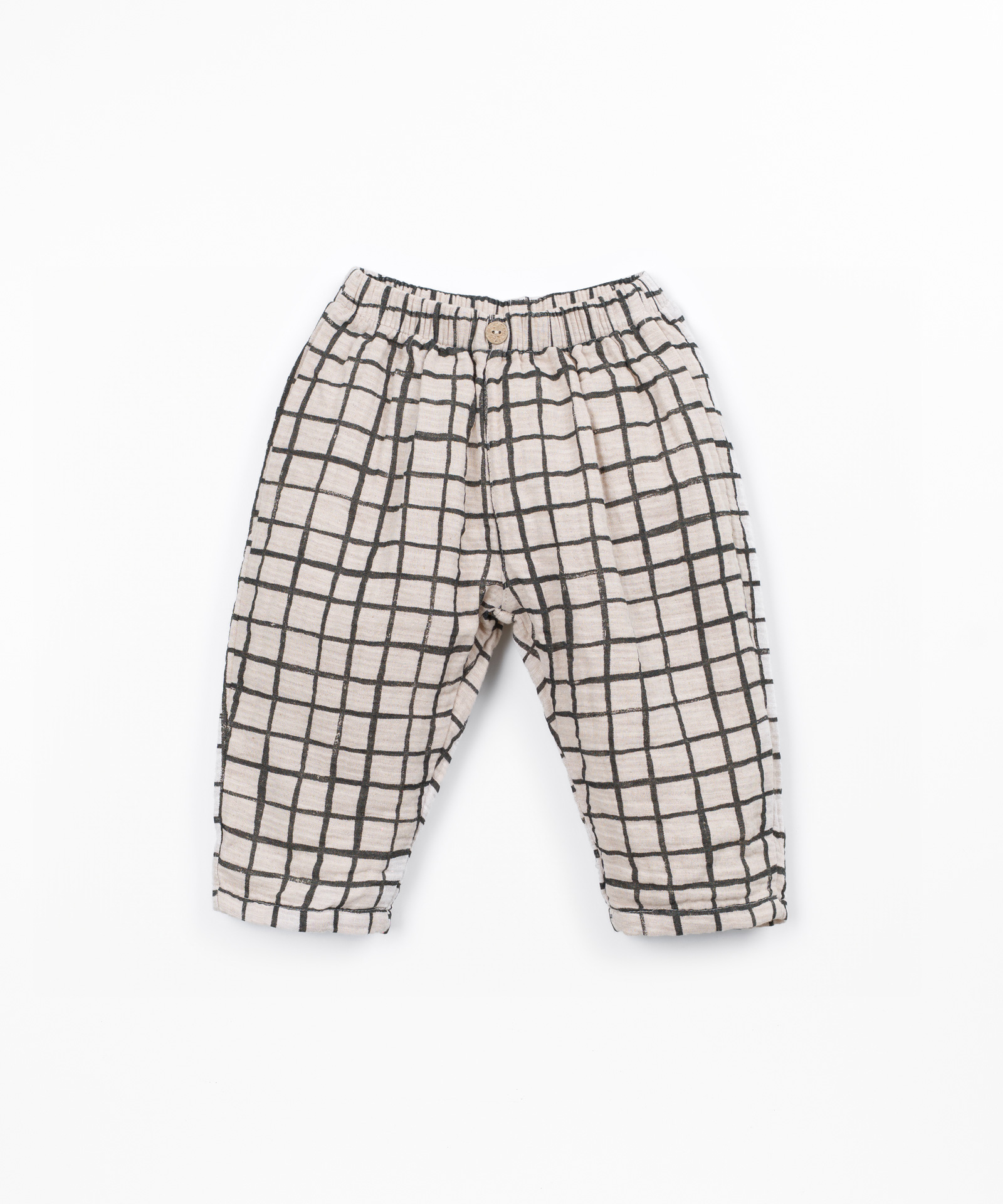 Pantalon en tissu de coton