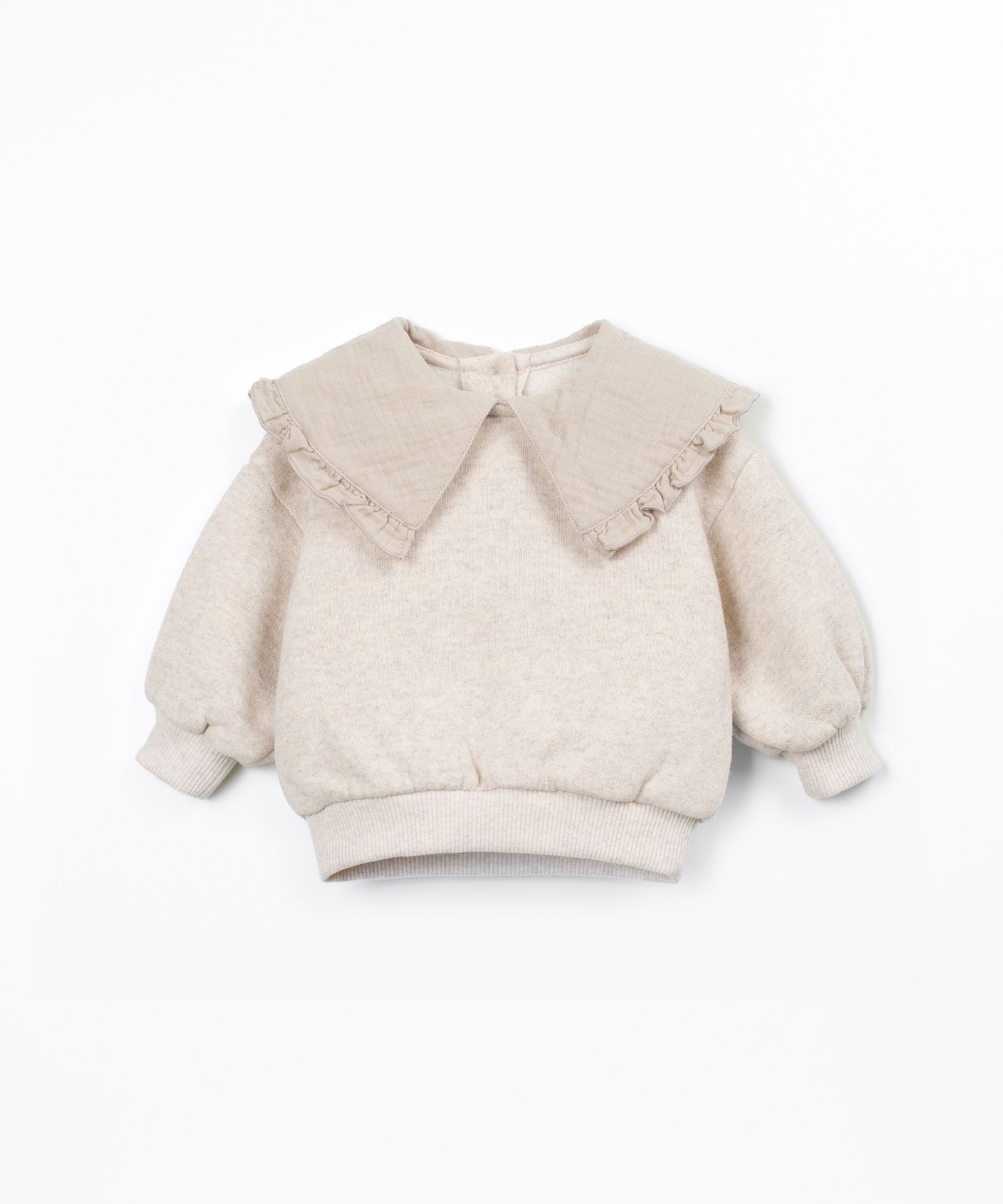 Jersey con mezcla de fibras naturales y fibras recicladas