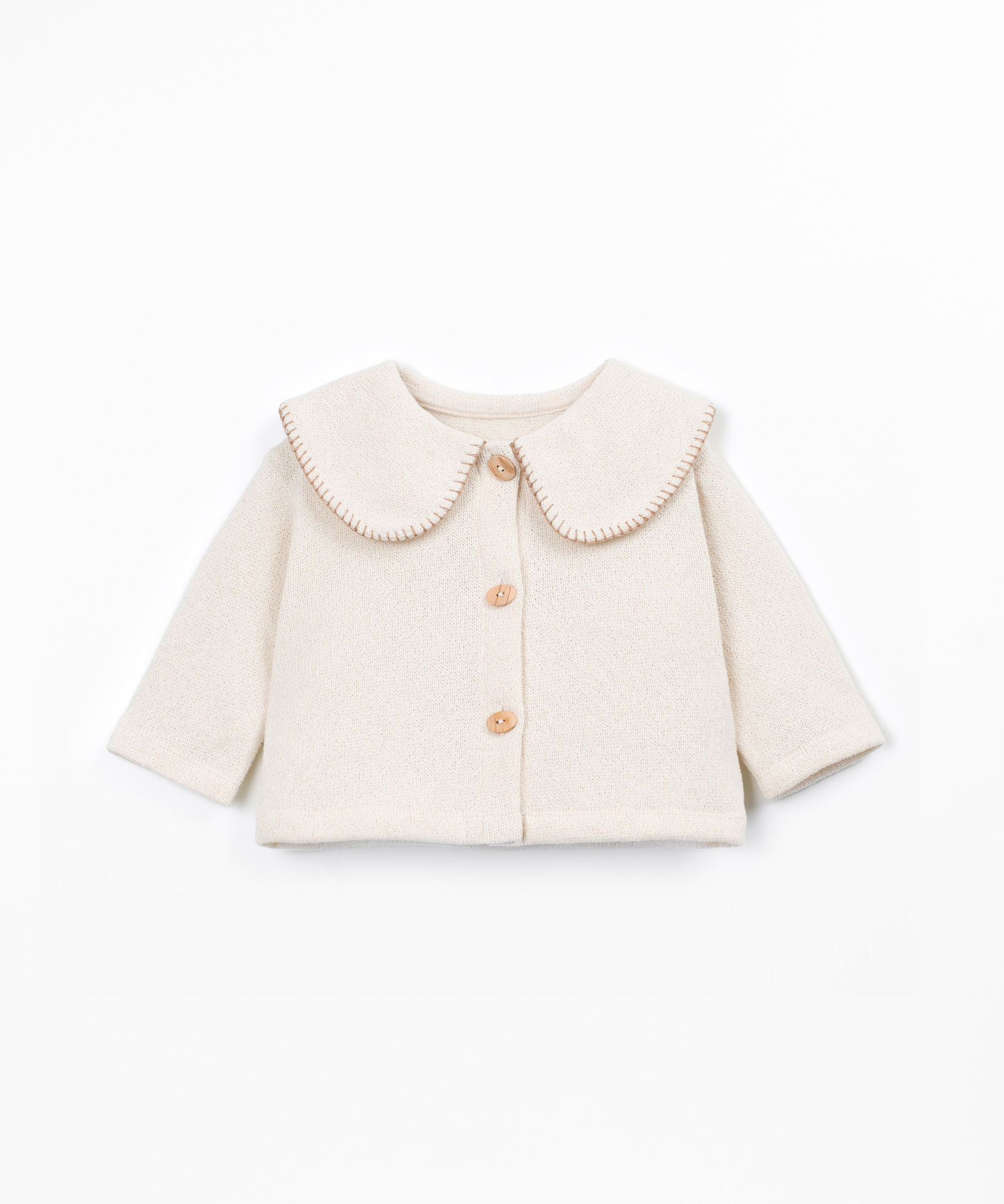 Veste en maille avec coton recycl?