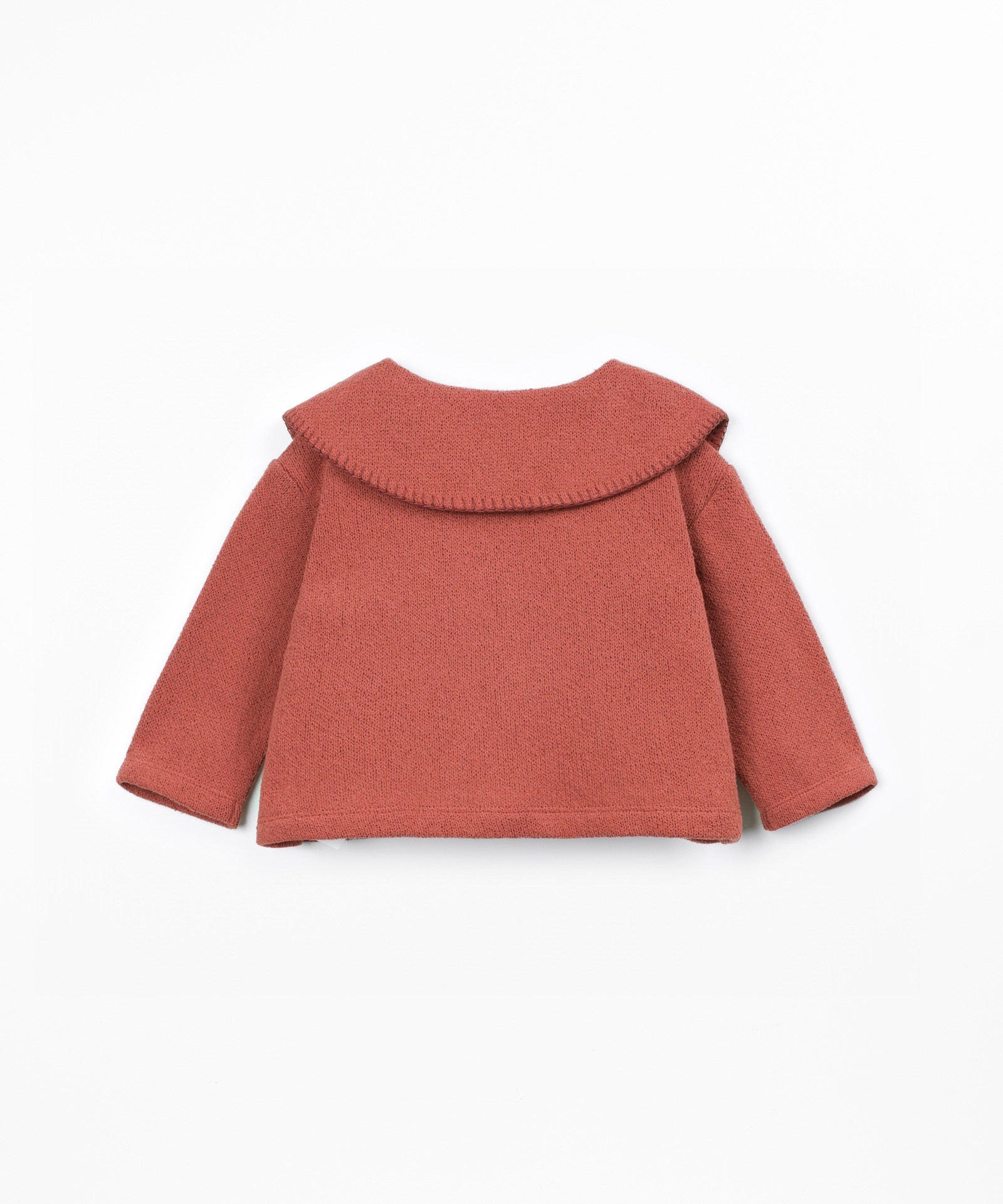 Chaqueta de punto con algodón reciclado