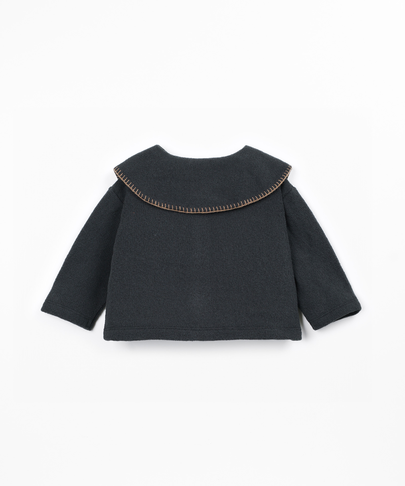 Chaqueta de punto con algodón reciclado