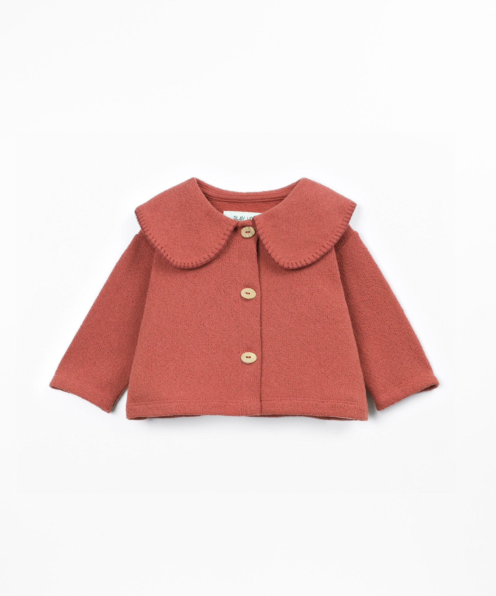 Chaqueta de punto con algodón reciclado