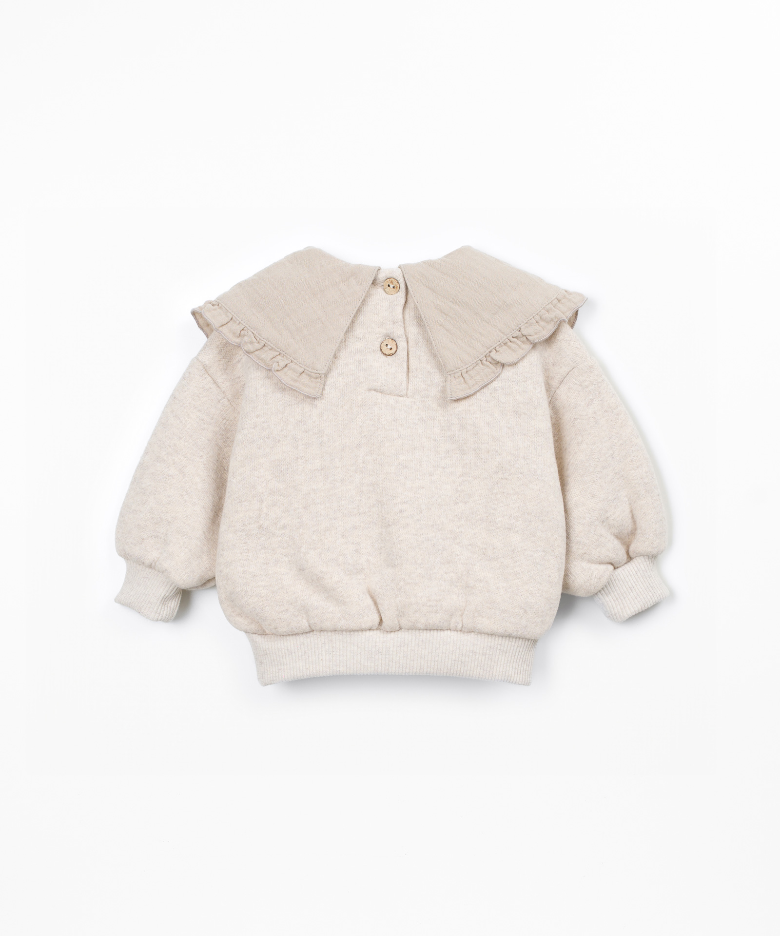 Jersey con mezcla de fibras naturales y fibras recicladas