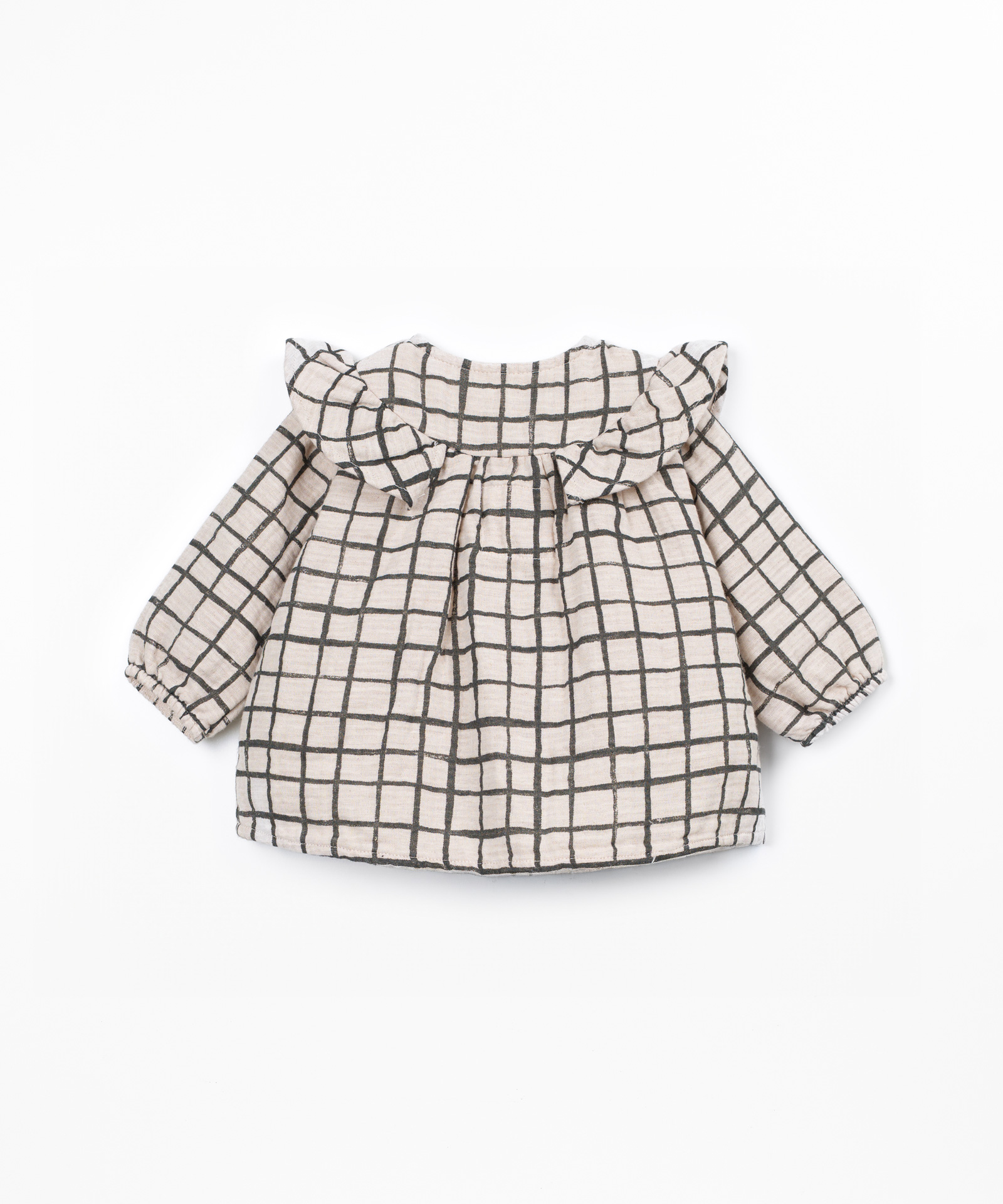 Blusa de tela de algodón