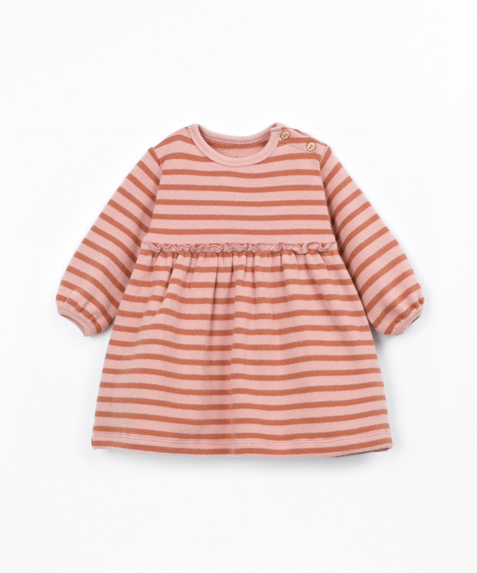 Vestido de punto con mezcla de fibras naturales y fibras recicladas