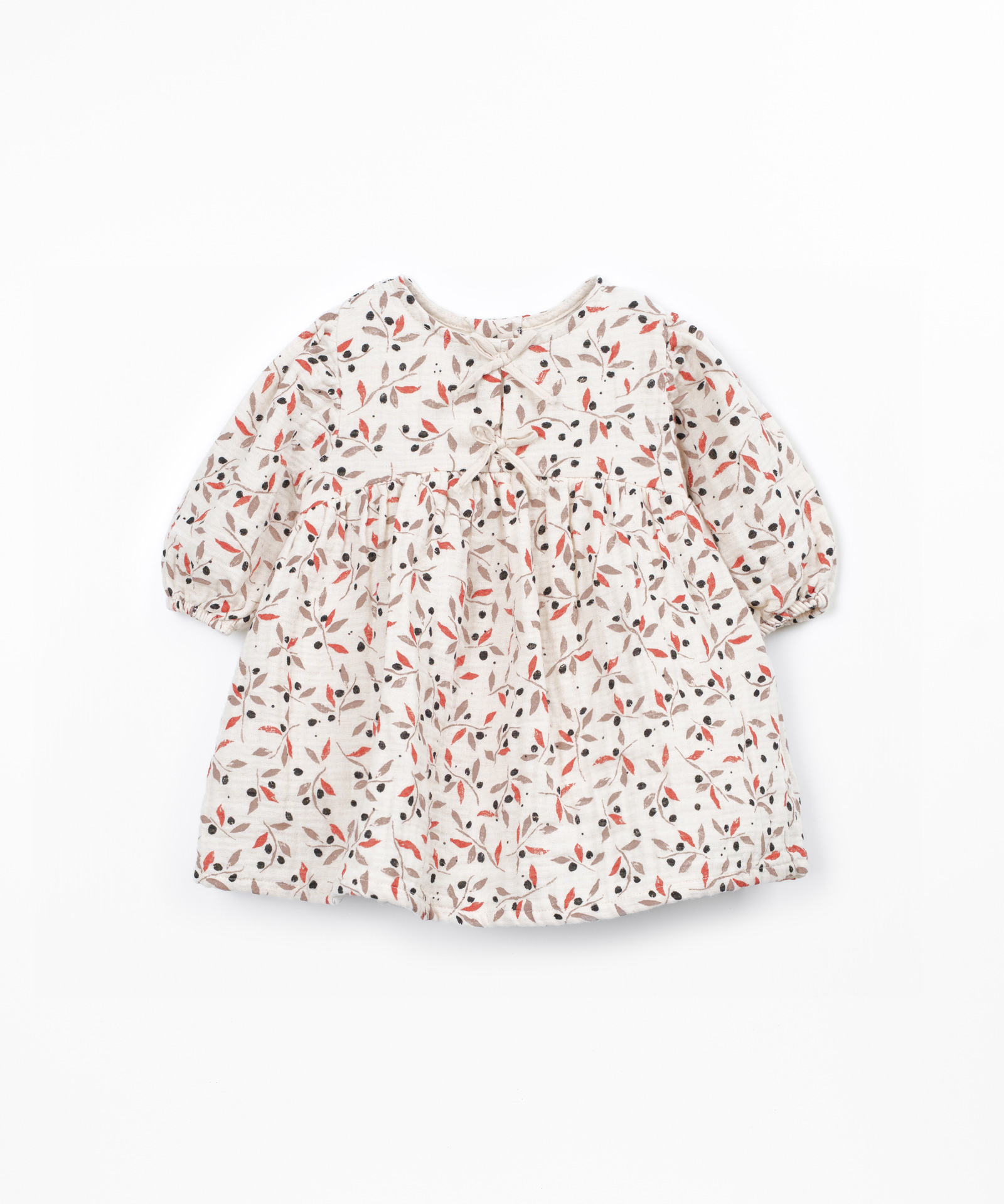 Vestido de tecido com estampado