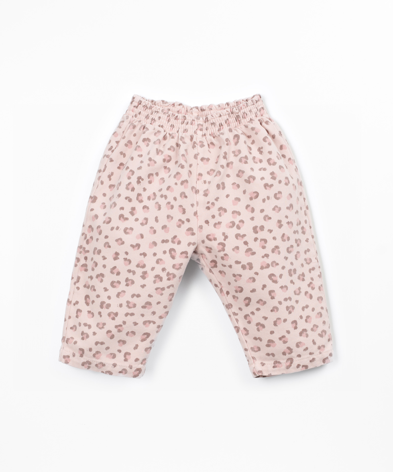 Calças de sarja com estampado