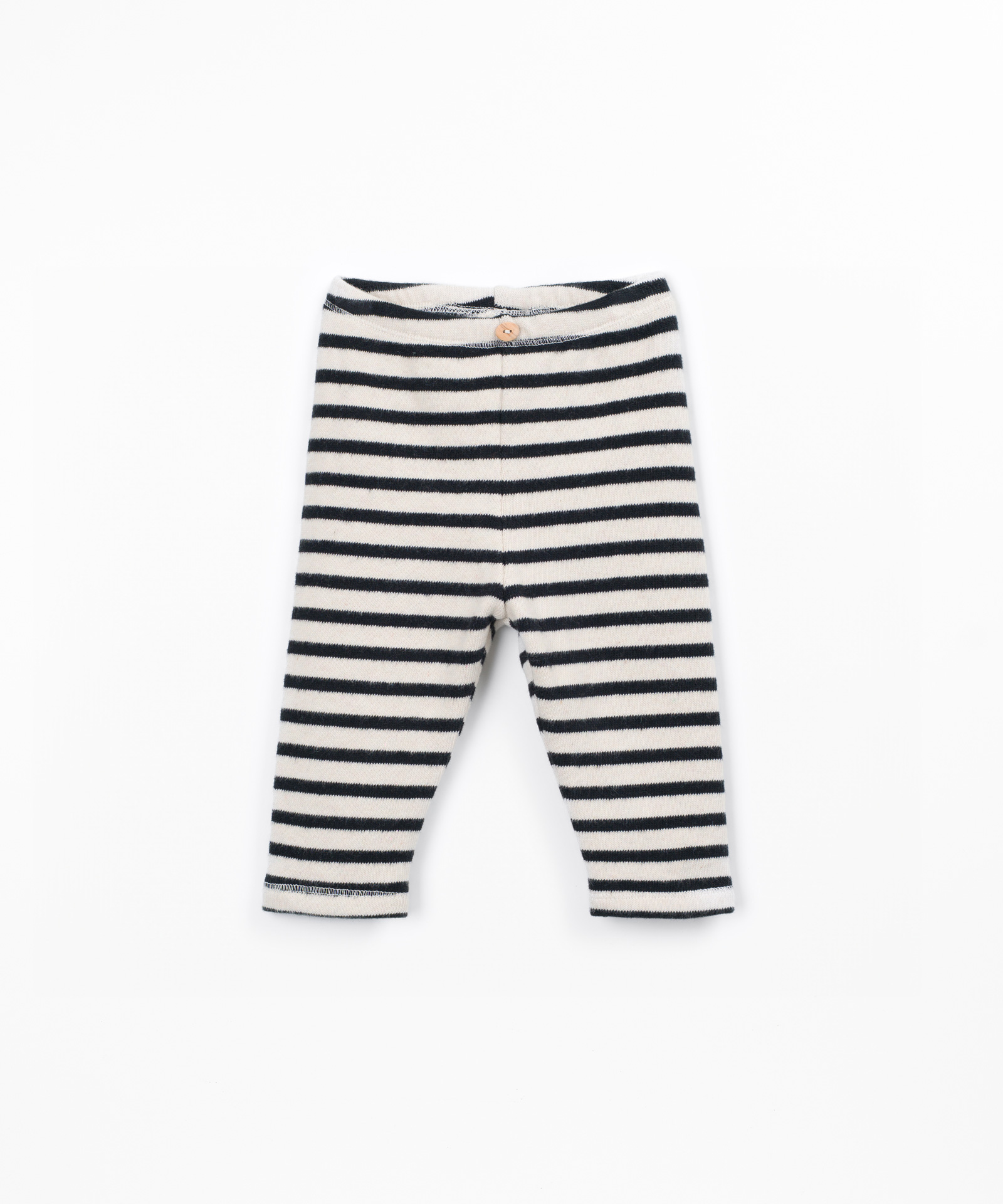 Leggings de punto a rayas