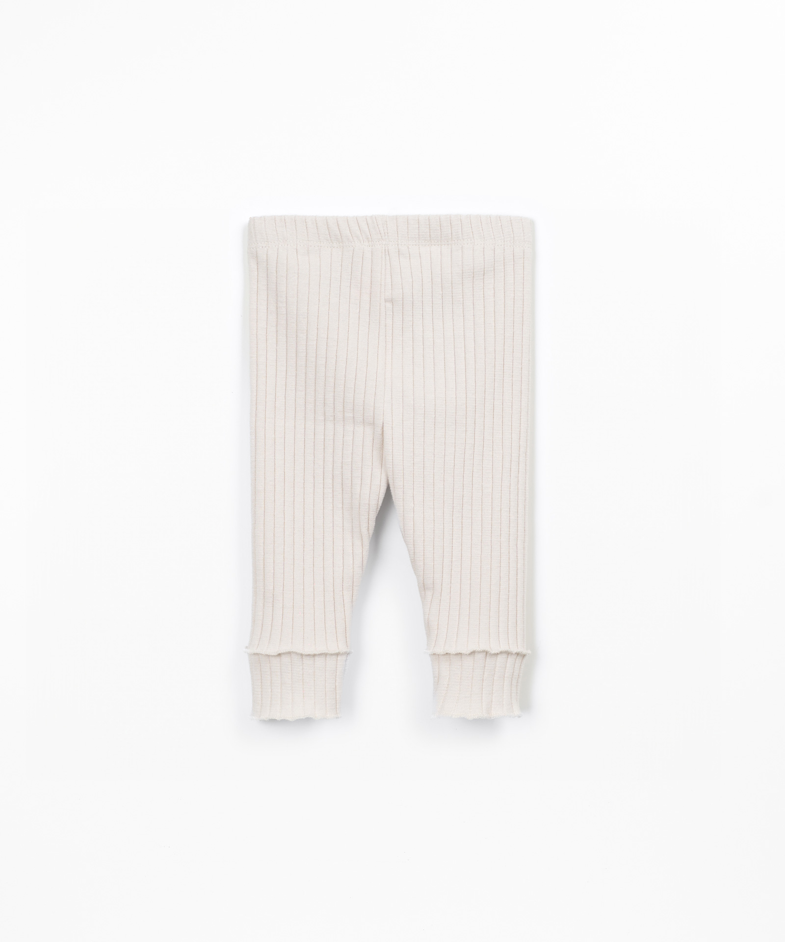 Leggings de malha canelada