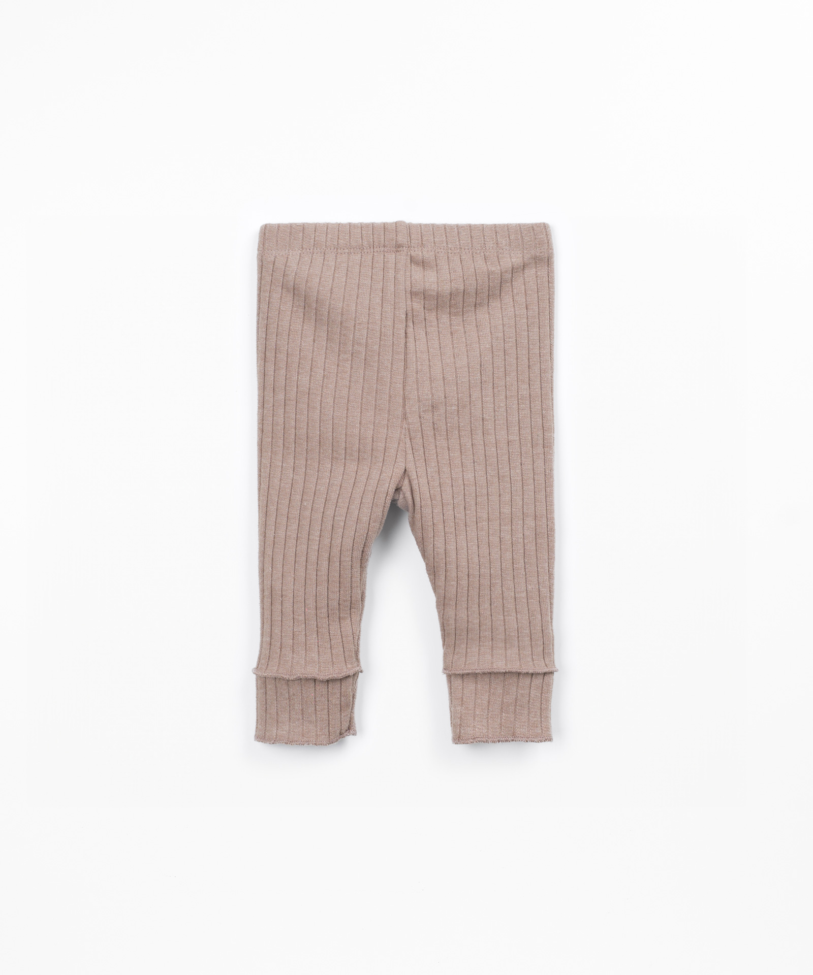 Leggings de malha canelada