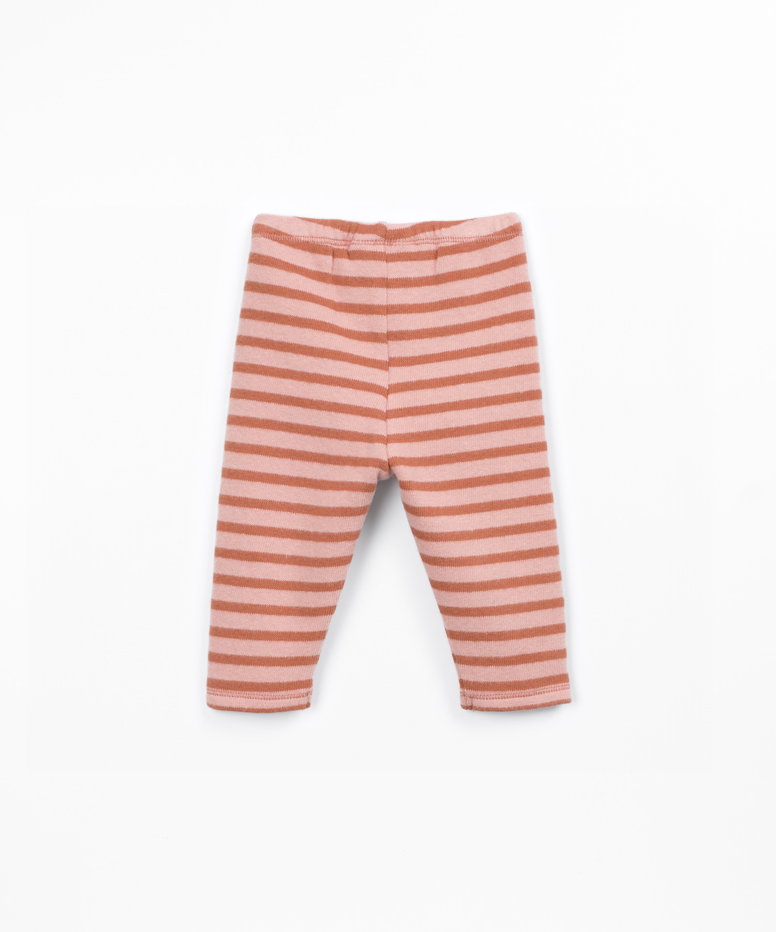 Leggings de punto a rayas