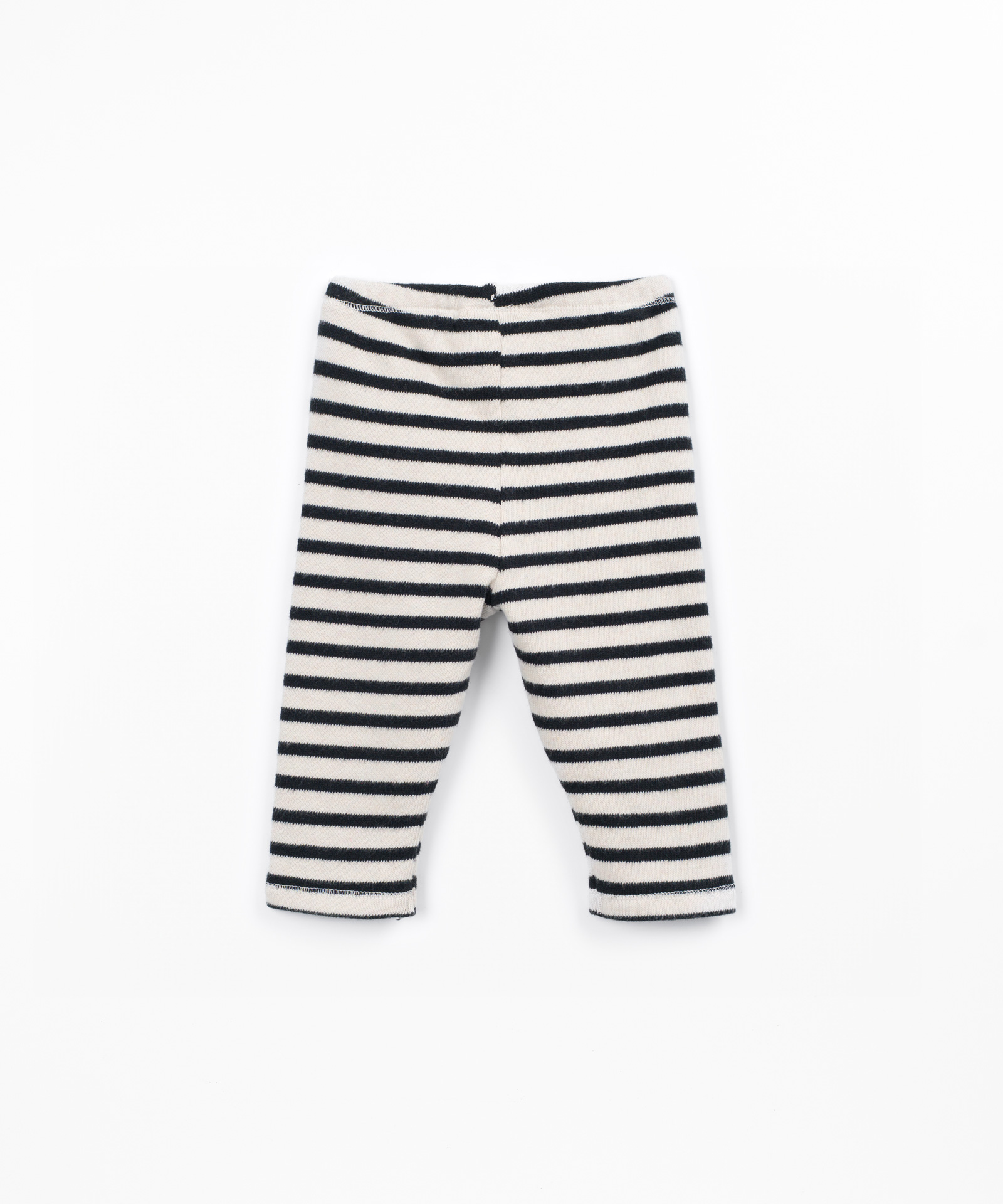 Leggings de punto a rayas