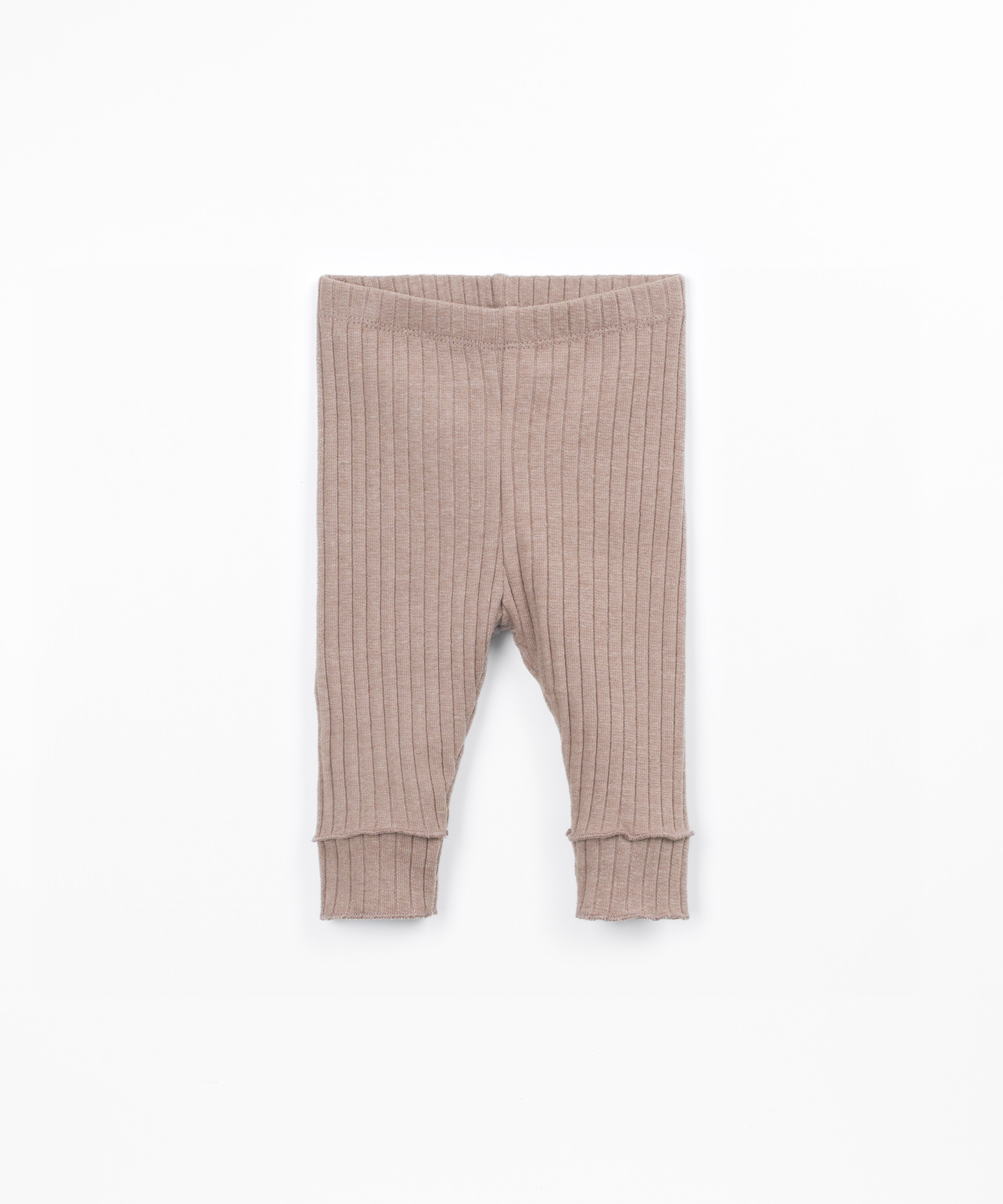 Leggings de malha canelada