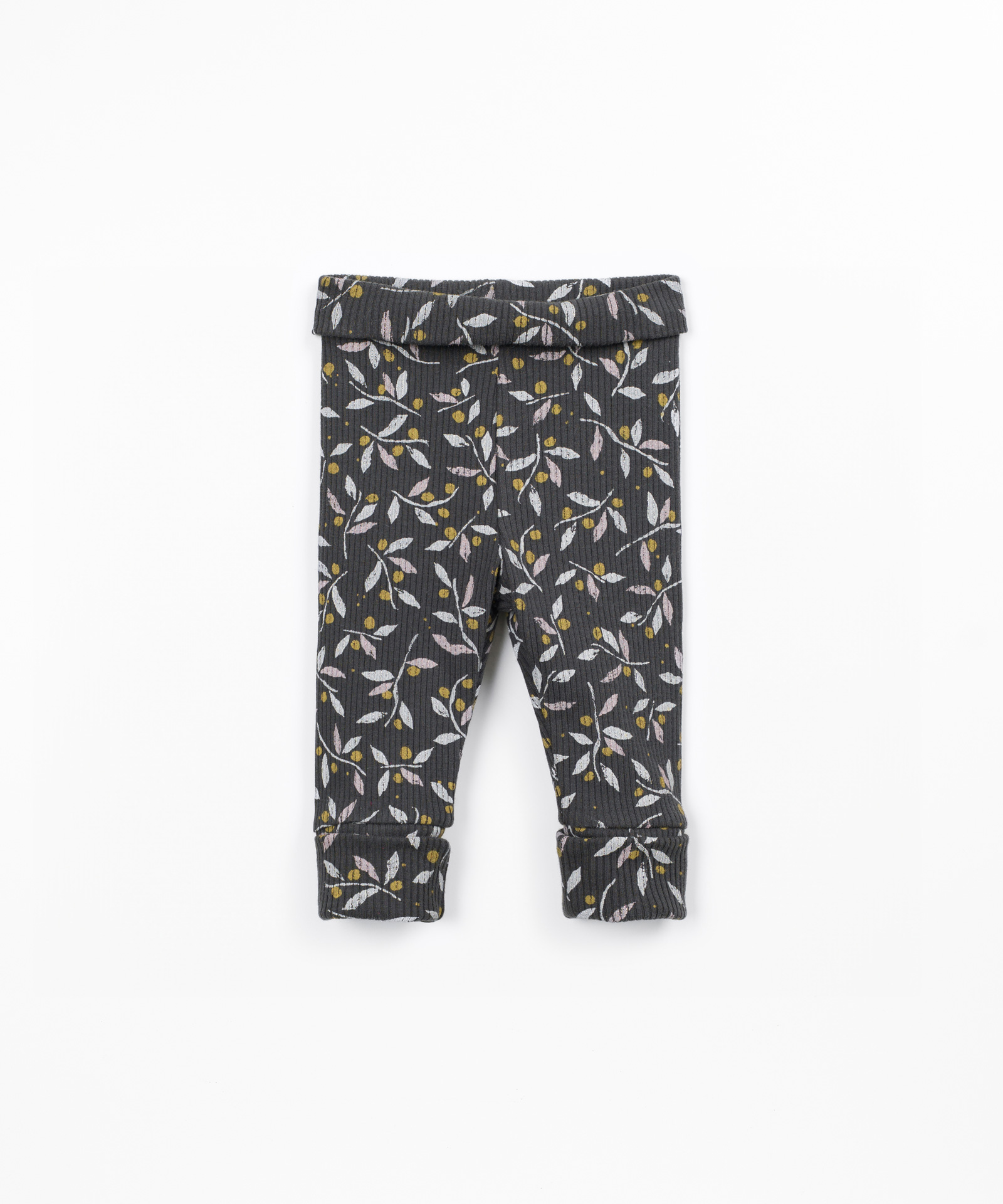 Leggings con Cintura Plegable de Algodón y Modal