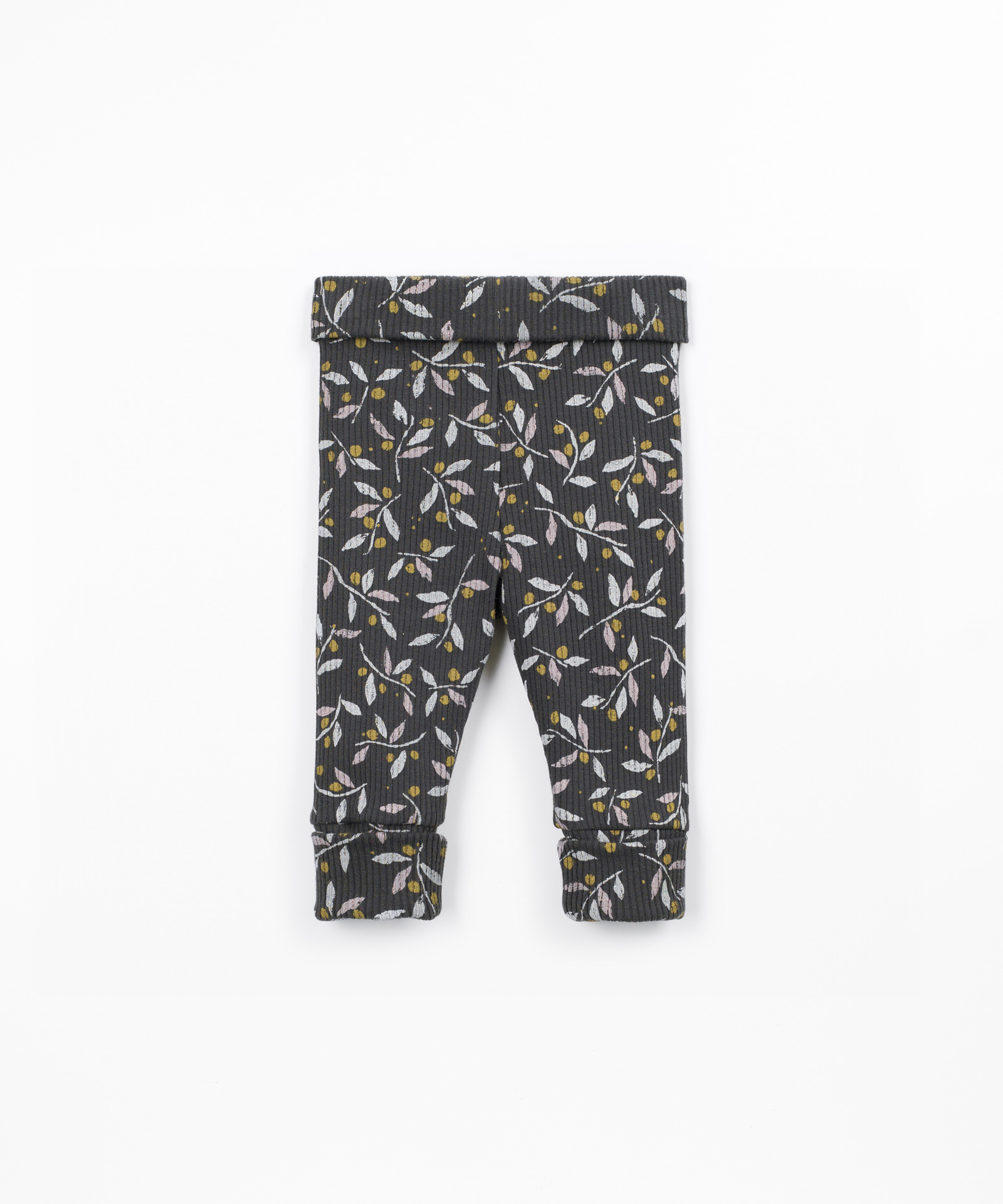 Leggings con Cintura Plegable de Algodón y Modal