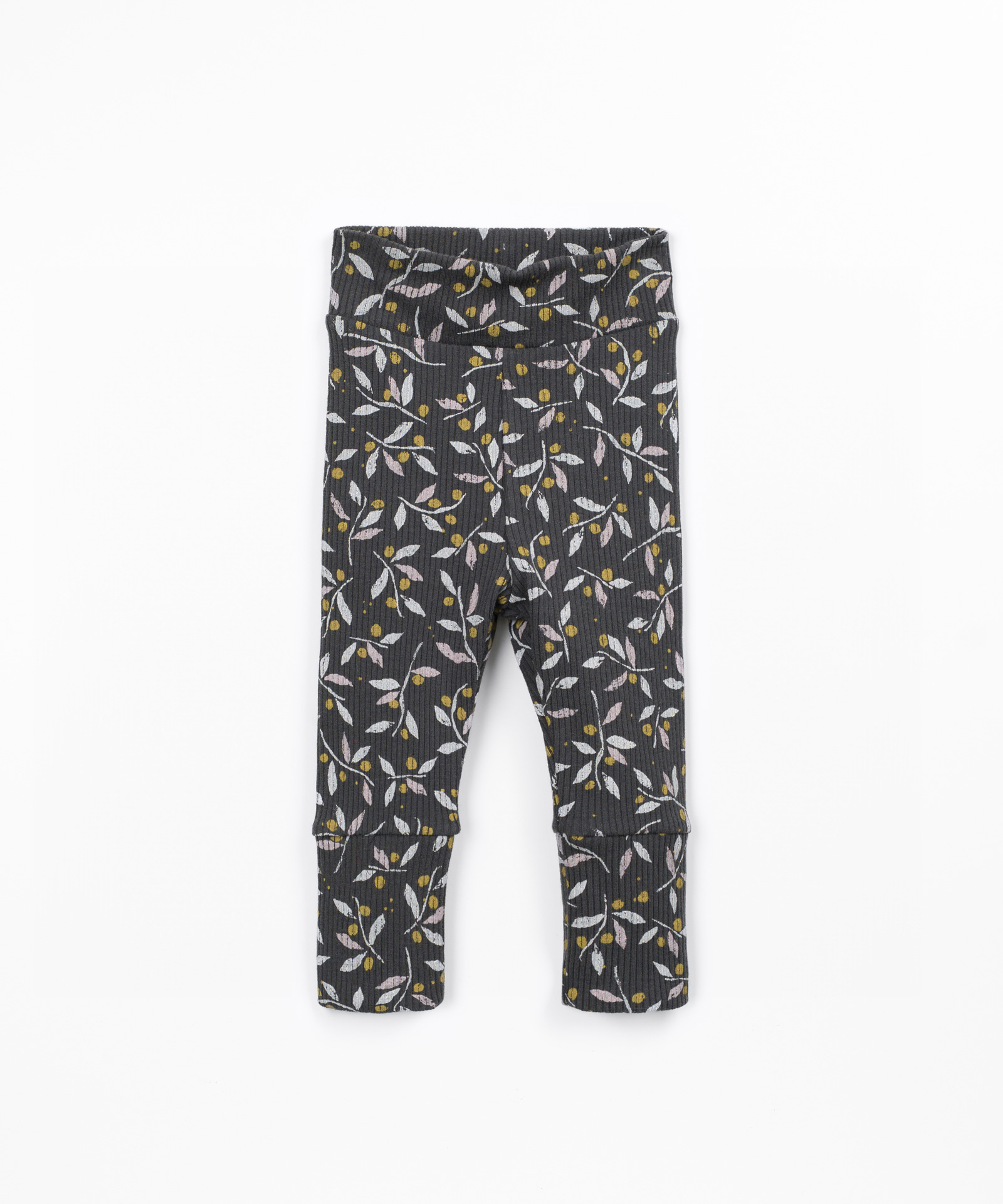 Leggings con Cintura Plegable de Algodón y Modal