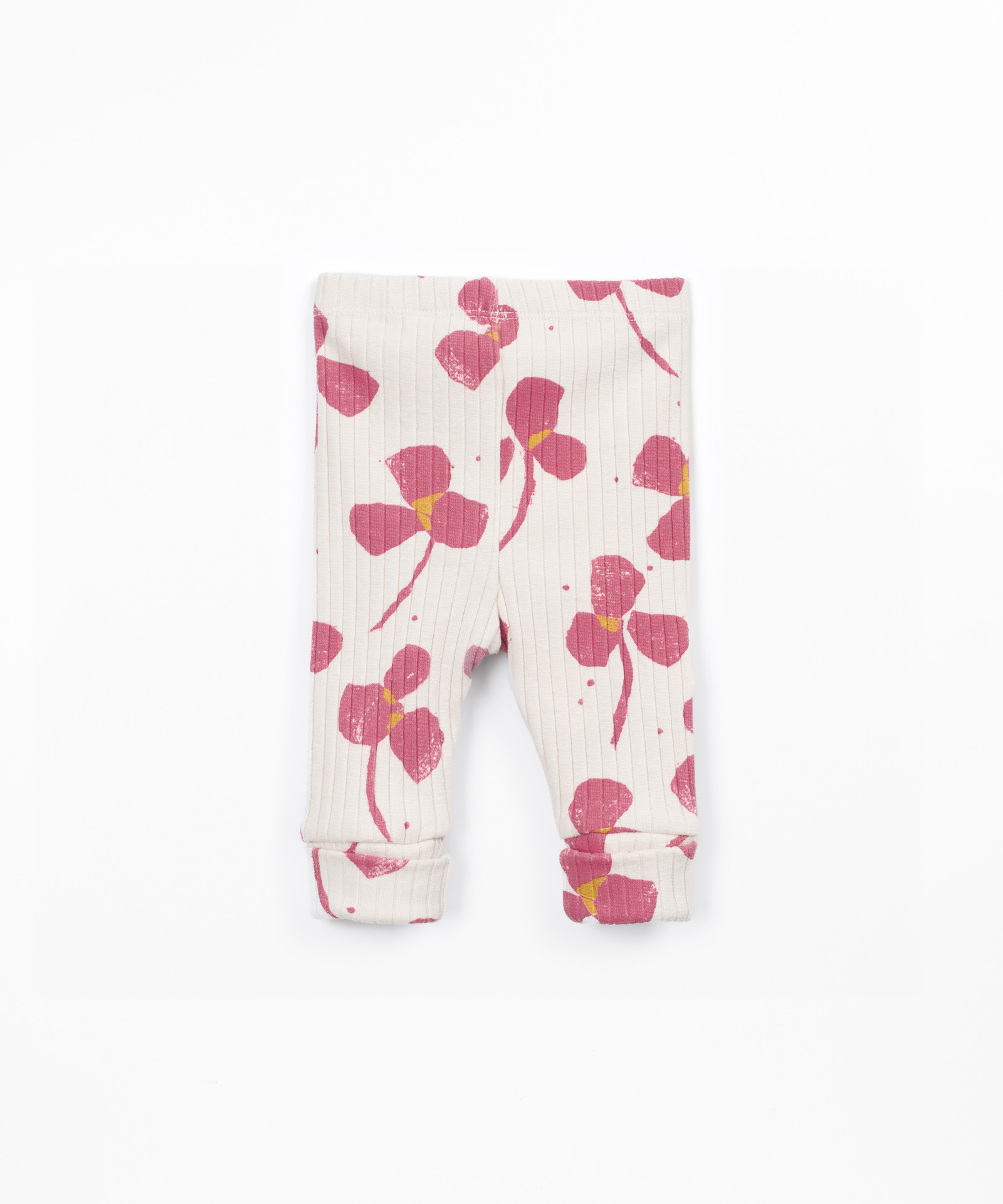 Leggings stampati in cotone e poliestere riciclato
