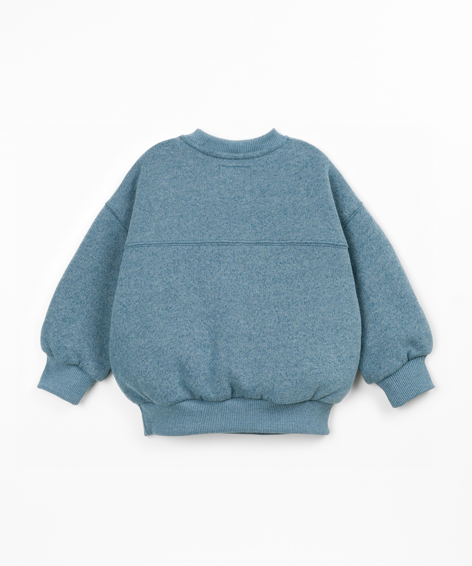 Maglia con miscela di cotone, cotone riciclato e poliestere riciclato