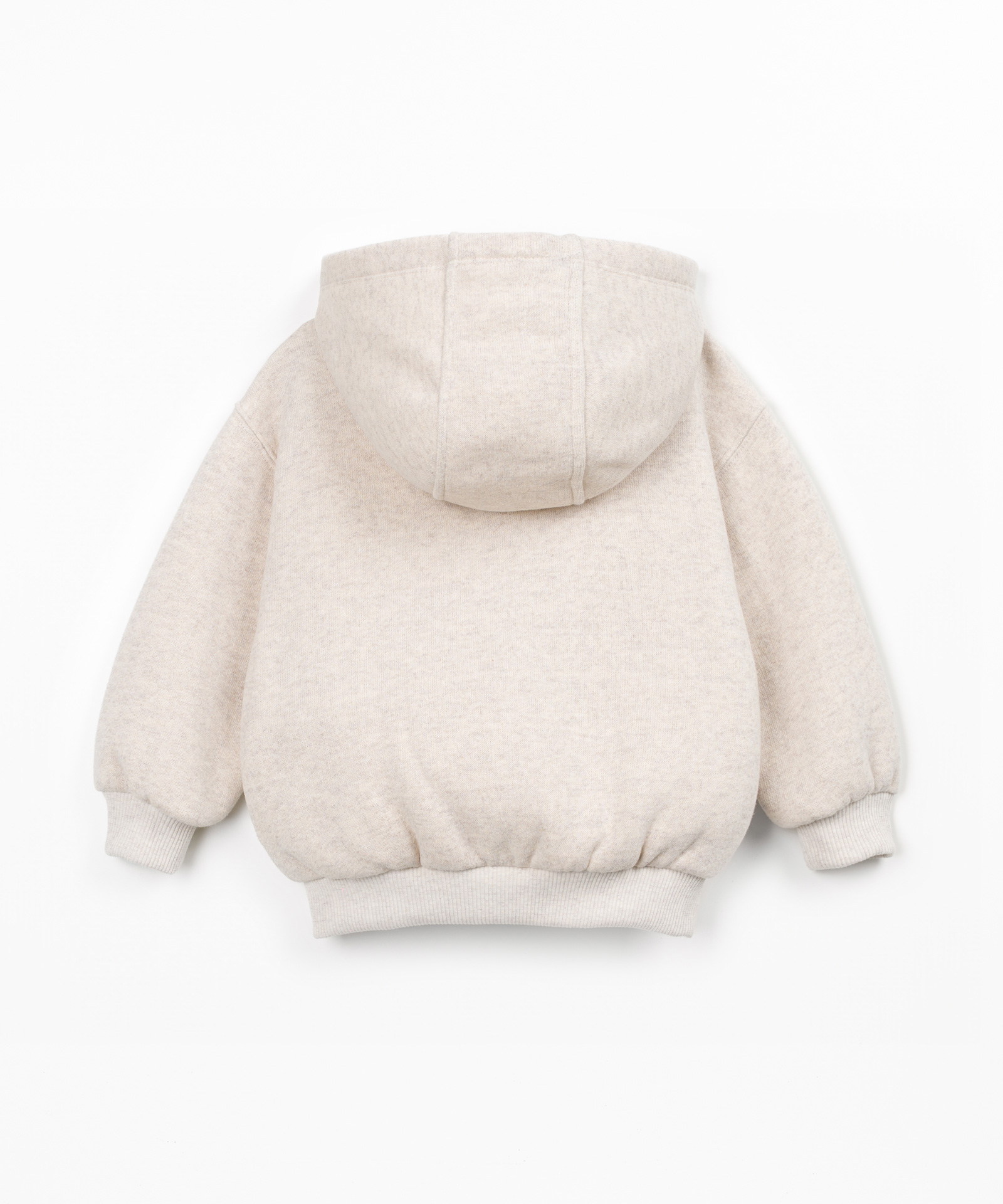 Giacca di maglia con cappuccio e cerniera