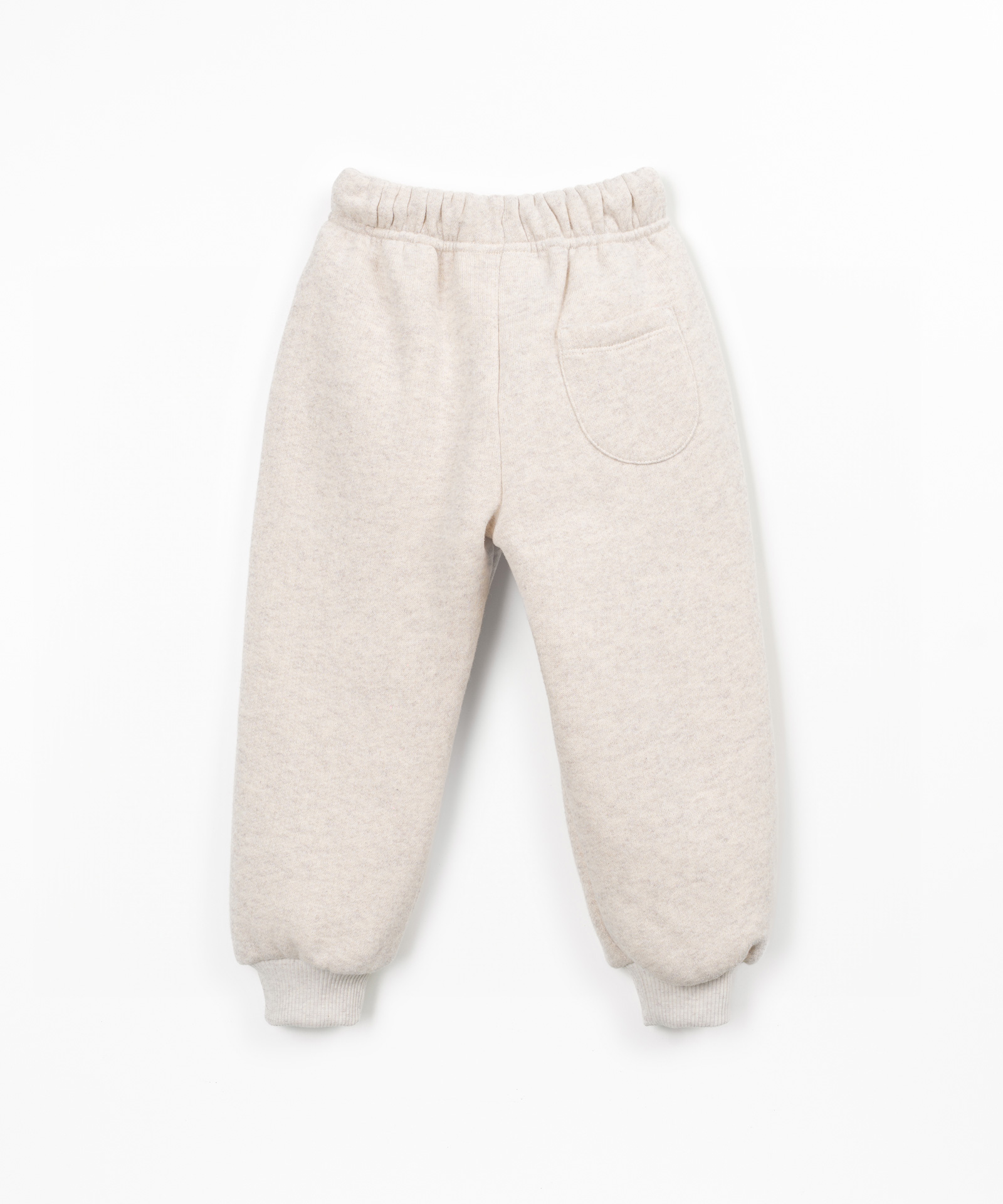 Pantaloni con miscela di cotone, cotone riciclato e poliestere riciclato