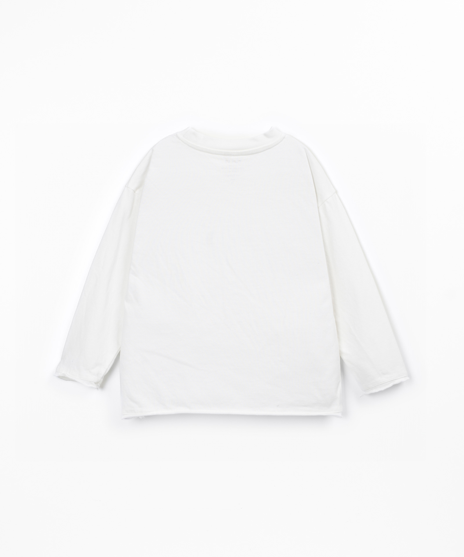 T-shirt en coton et coton recyclé avec dessin sur le devant