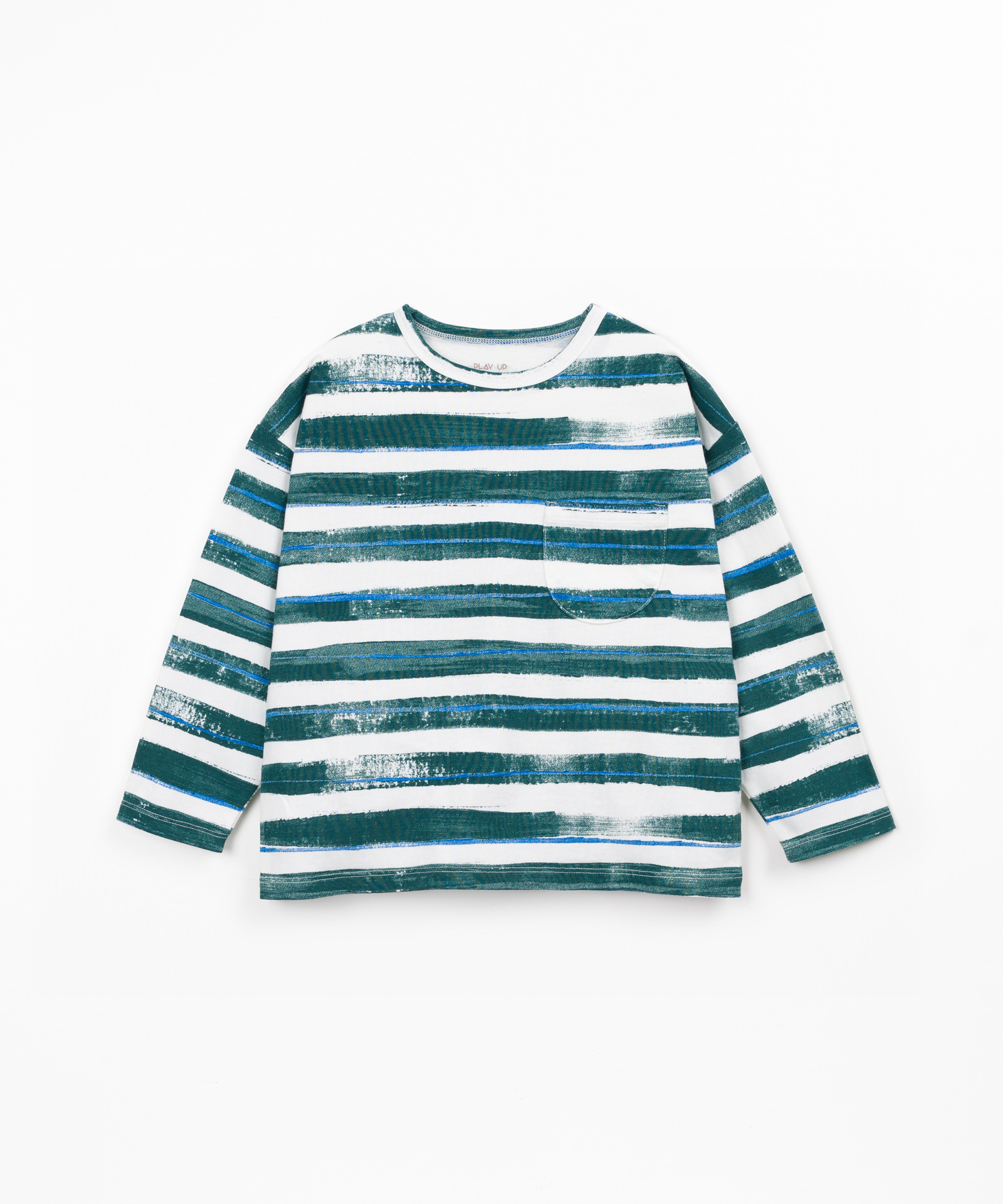 T-shirt à manches longues rayé